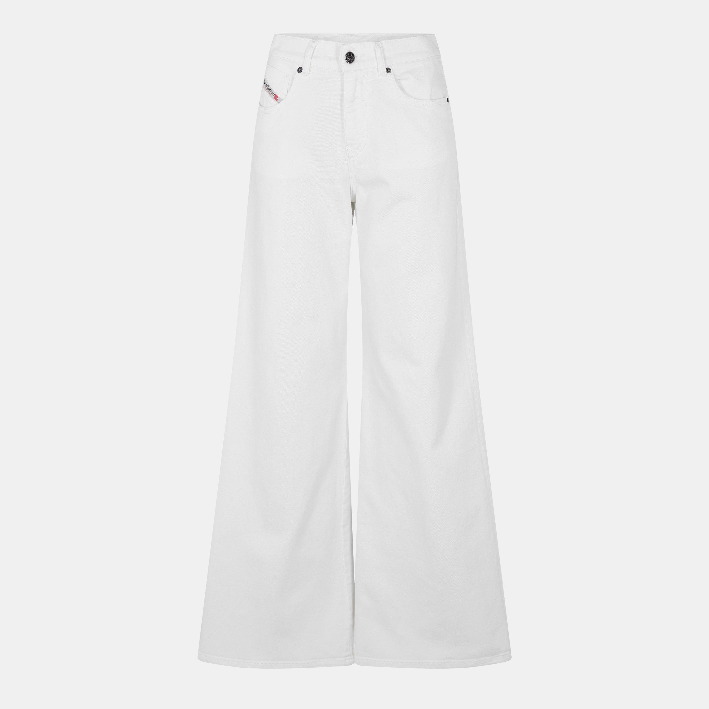 Bright White - Diesel - Women's Bootcut Jeans - 1