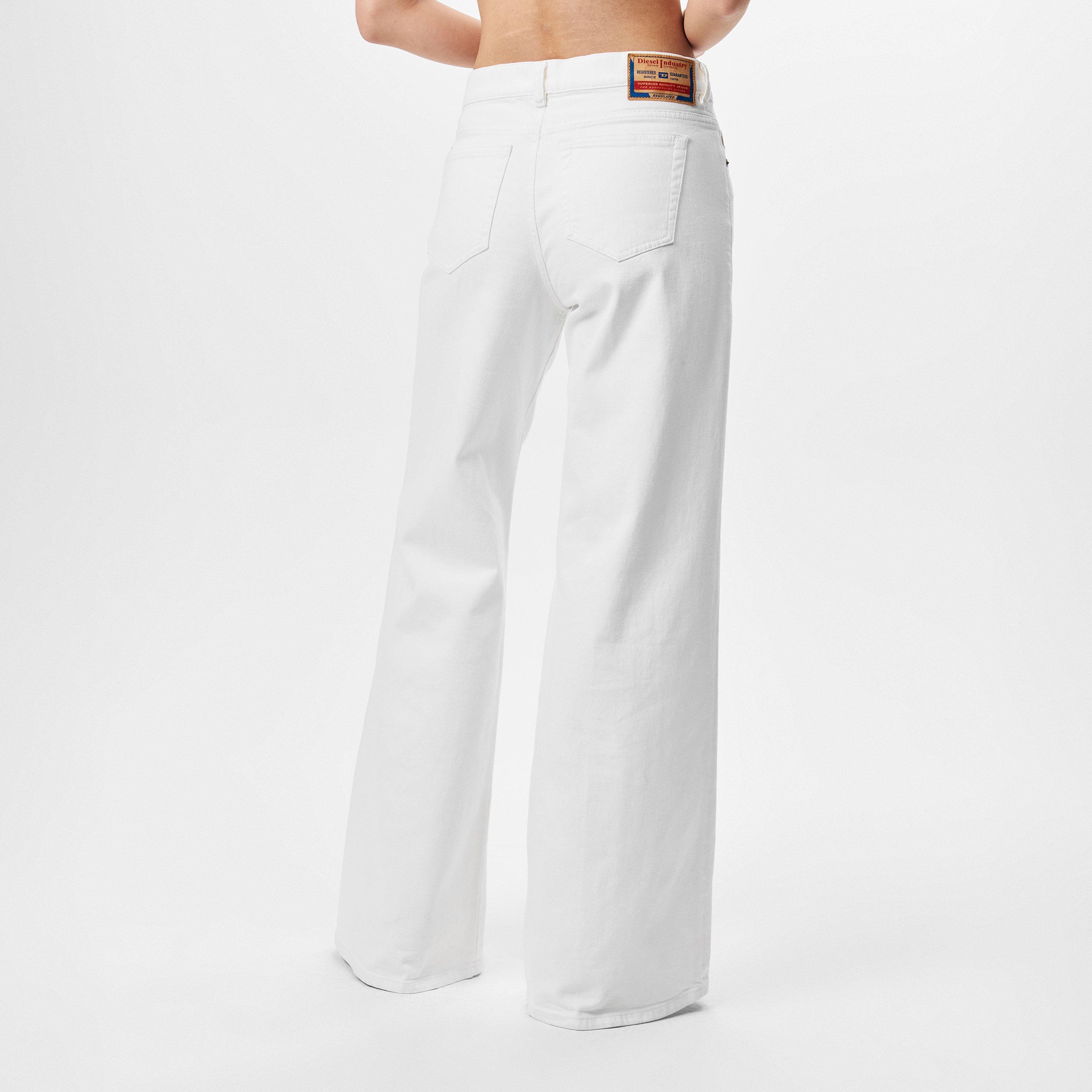 Bright White - Diesel - Women's Bootcut Jeans - 4