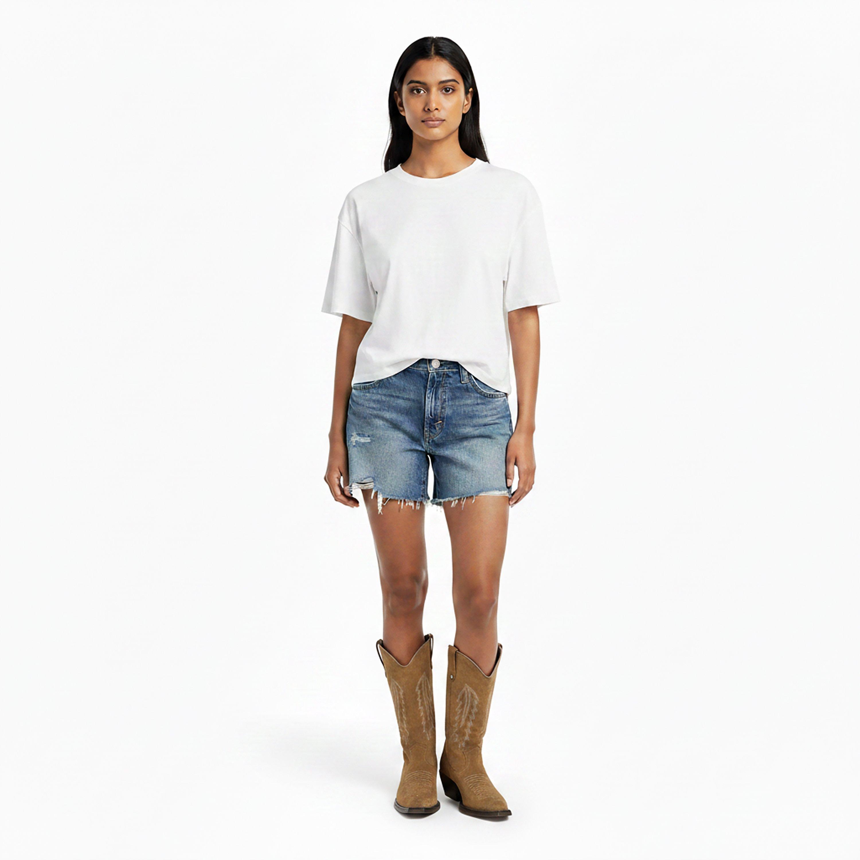 Like It Love It - Levis - Women's Ribcage Denim Shorts - 5