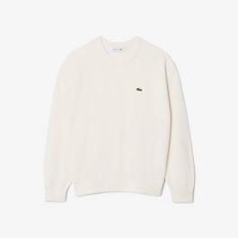 Lacoste Women's Cotton Knitted Crew Neck Jumper