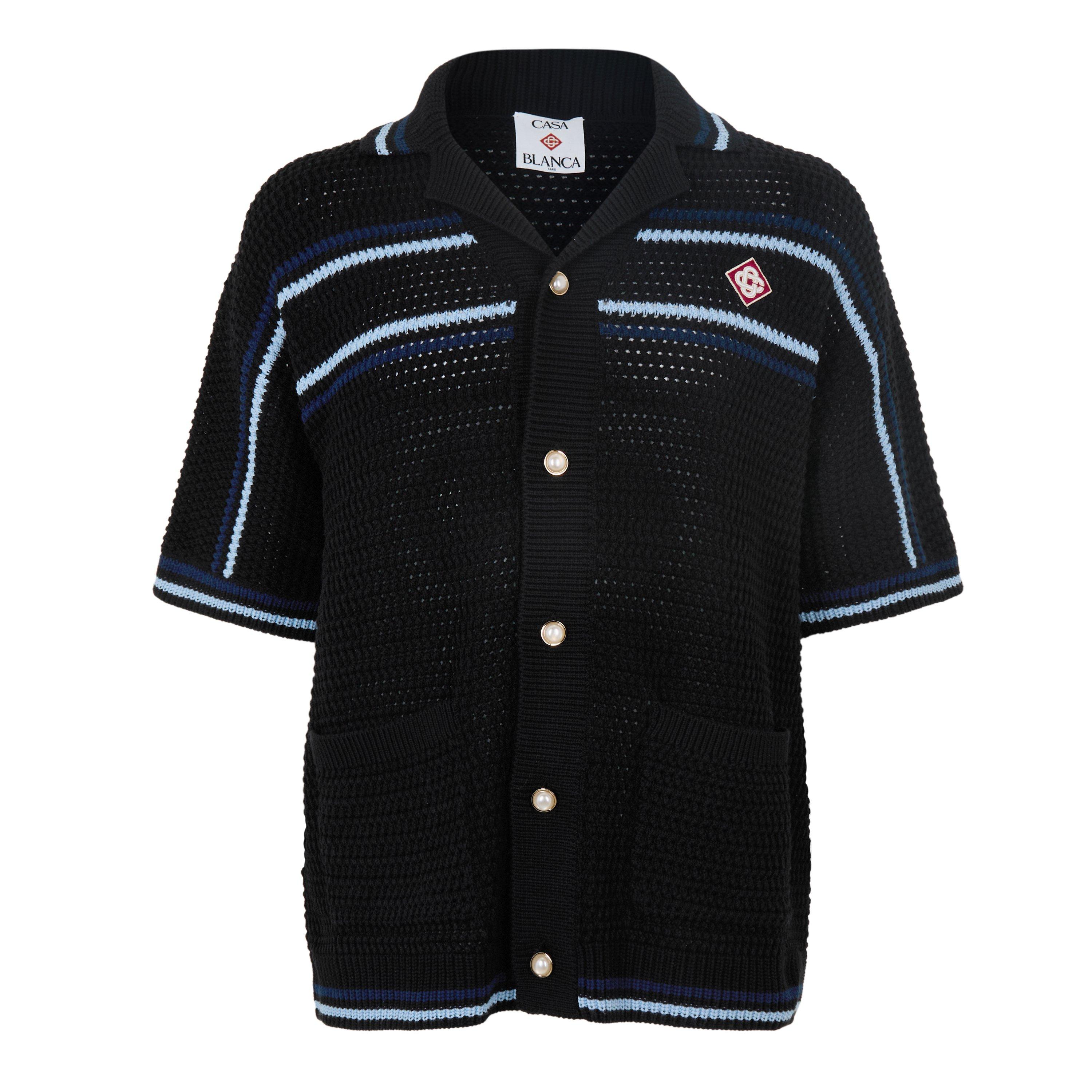Black/Blue - Casablanca - Casa Crochet Shirt Sn62 - 1