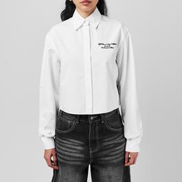 Off White Poplin Shirts Ld51