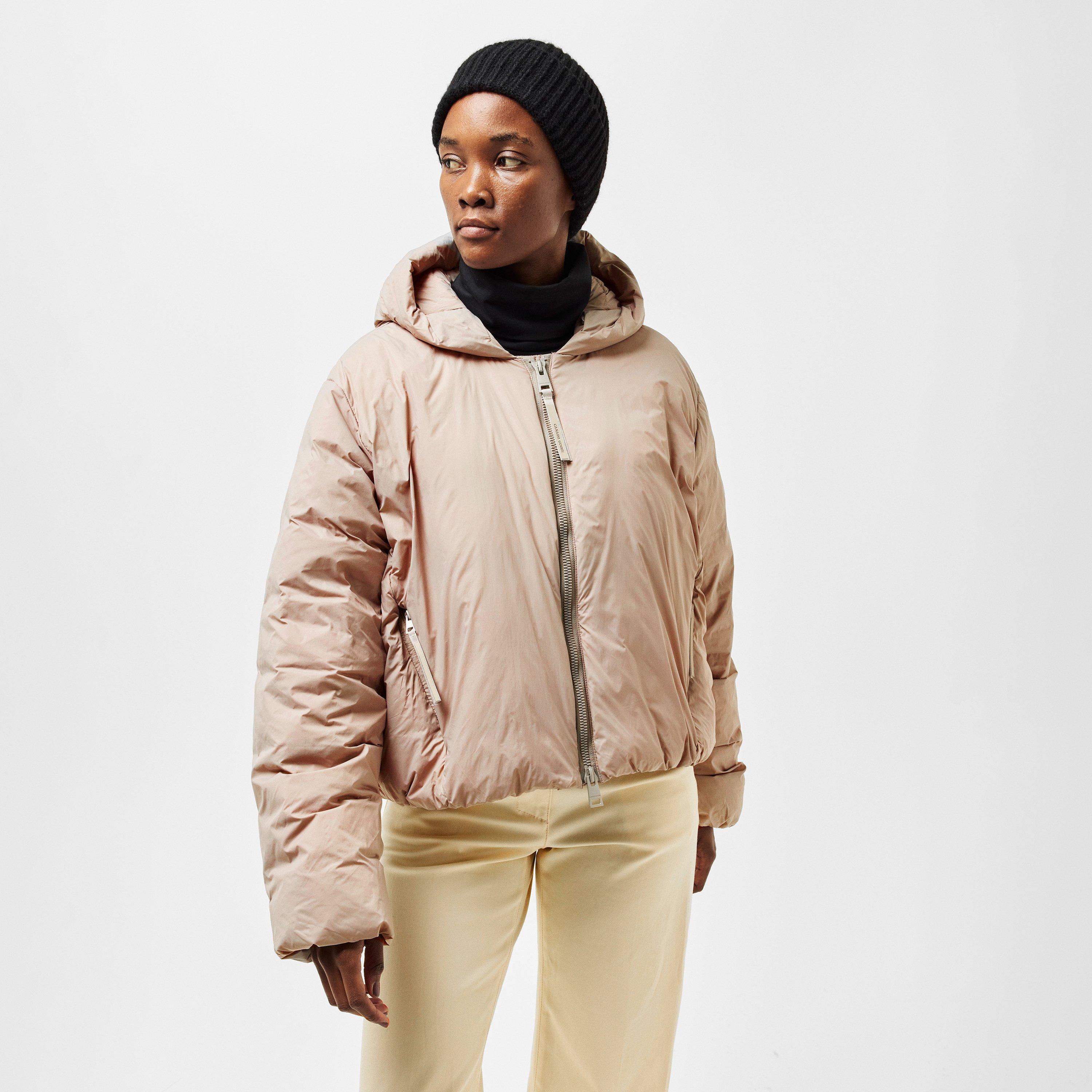 Limestone - Canada Goose - Women's Elba Insulated Water Resistant Cropped Short Puffer Jacket - 3