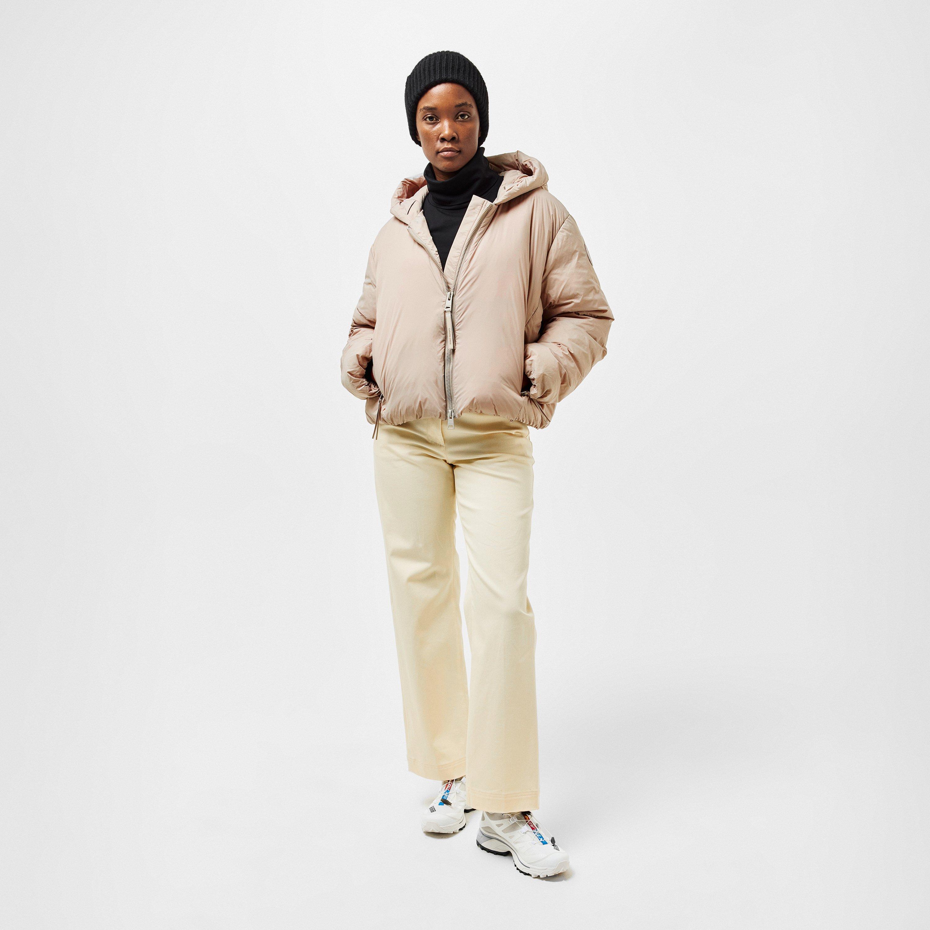 Limestone - Canada Goose - Women's Elba Insulated Water Resistant Cropped Short Puffer Jacket - 5