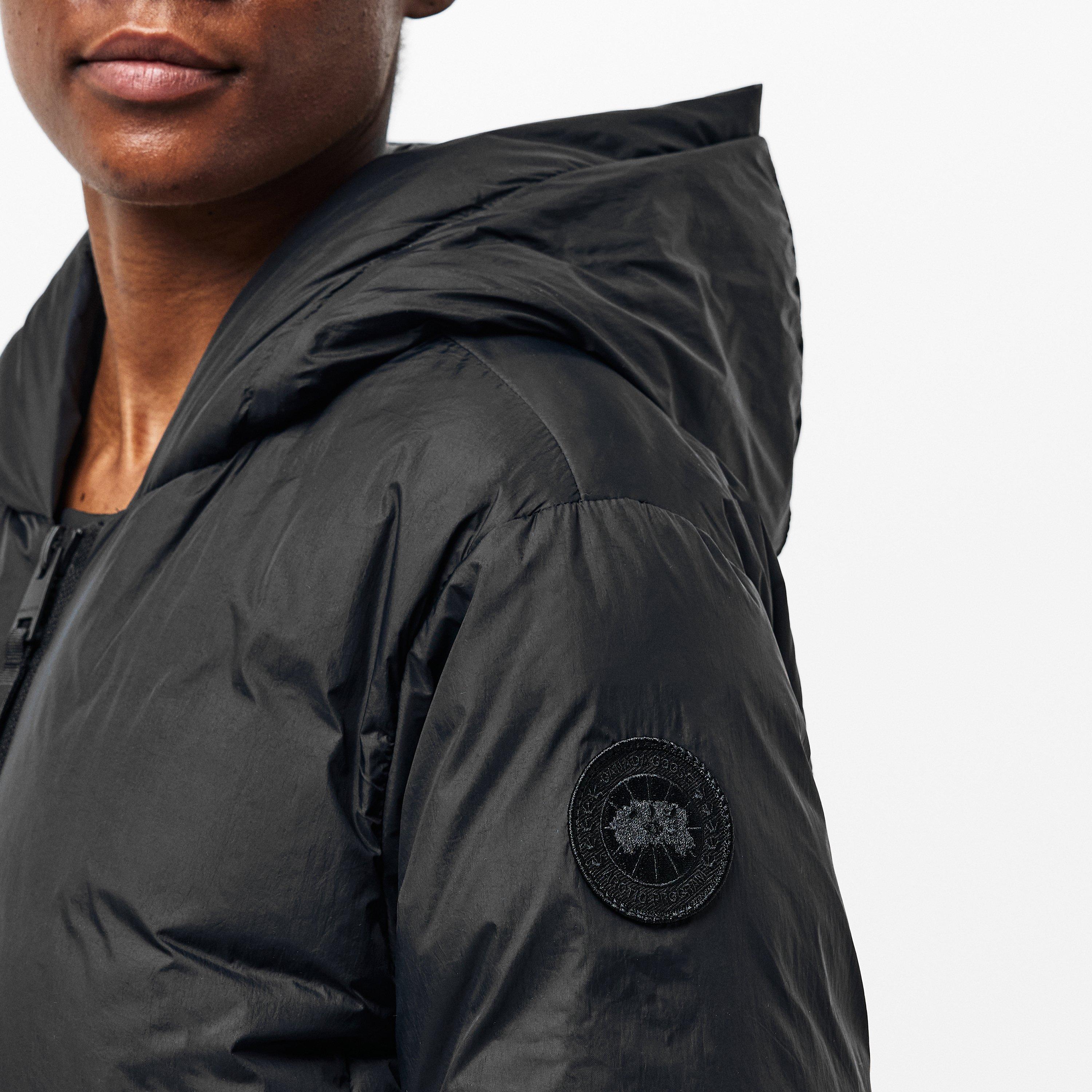 Black Noir - Canada Goose - Women's Elba Hooded Water-Resistant Short Puffer Jacket - 5