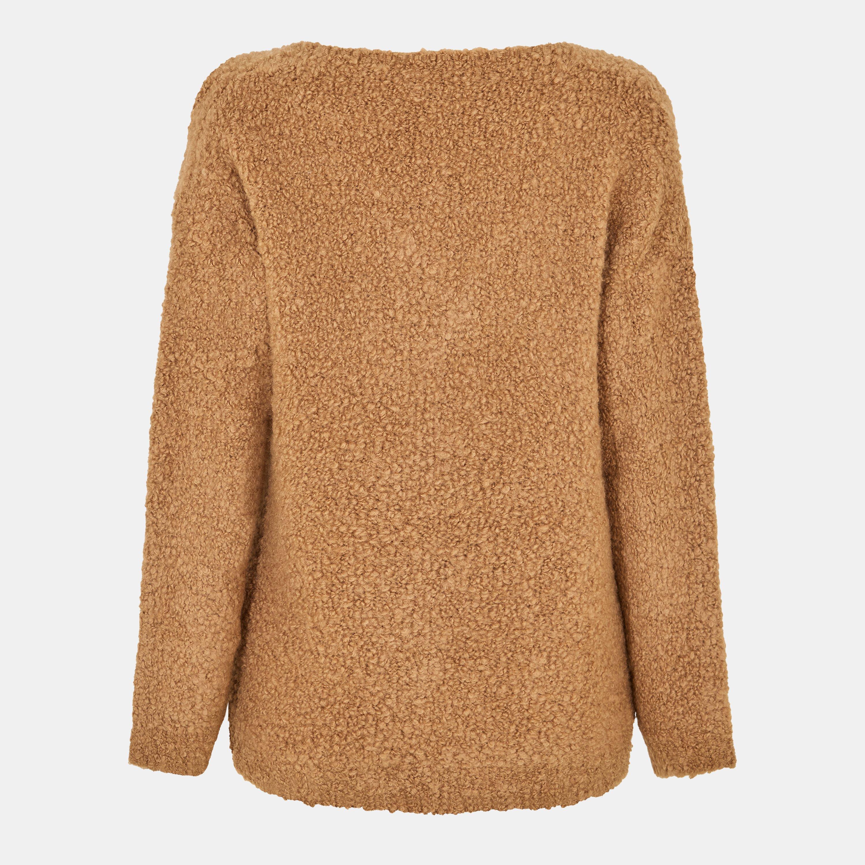 Camel - Max Mara - Women's Pantera Crew Neck Jumper - 2