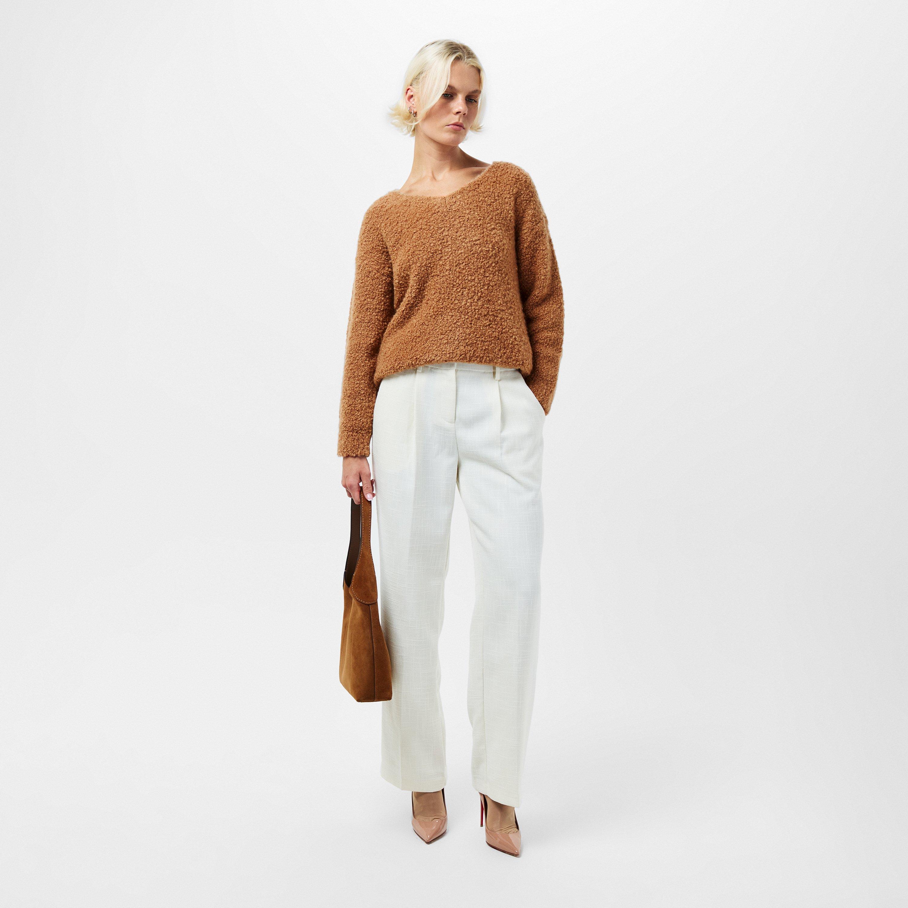 Camel - Max Mara - Women's Pantera Crew Neck Jumper - 6