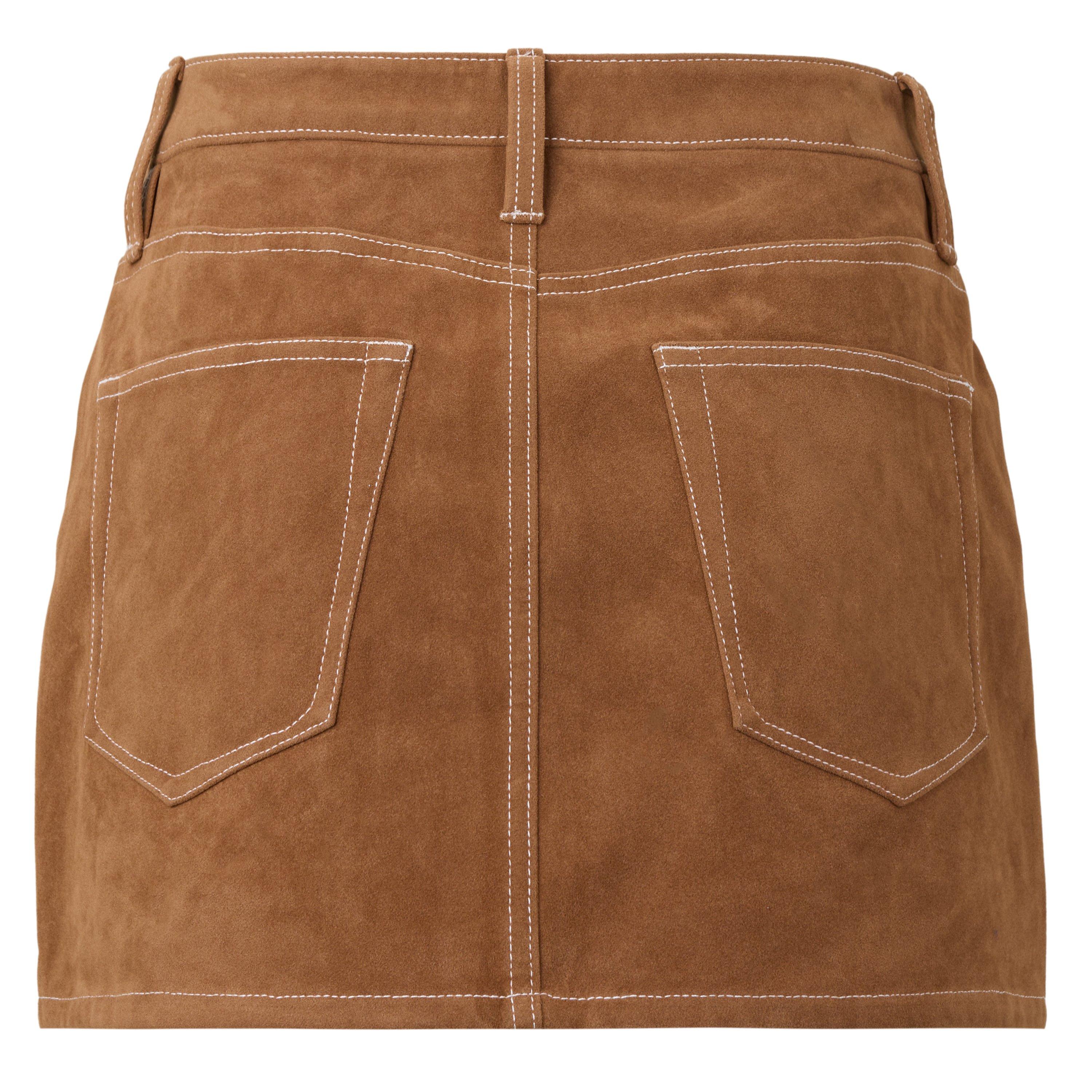 CAFE CLAY - Good American - Good Suede Mini Skrt Ld64 - 2