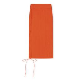 Off White Women's Knitted Midi Skirt