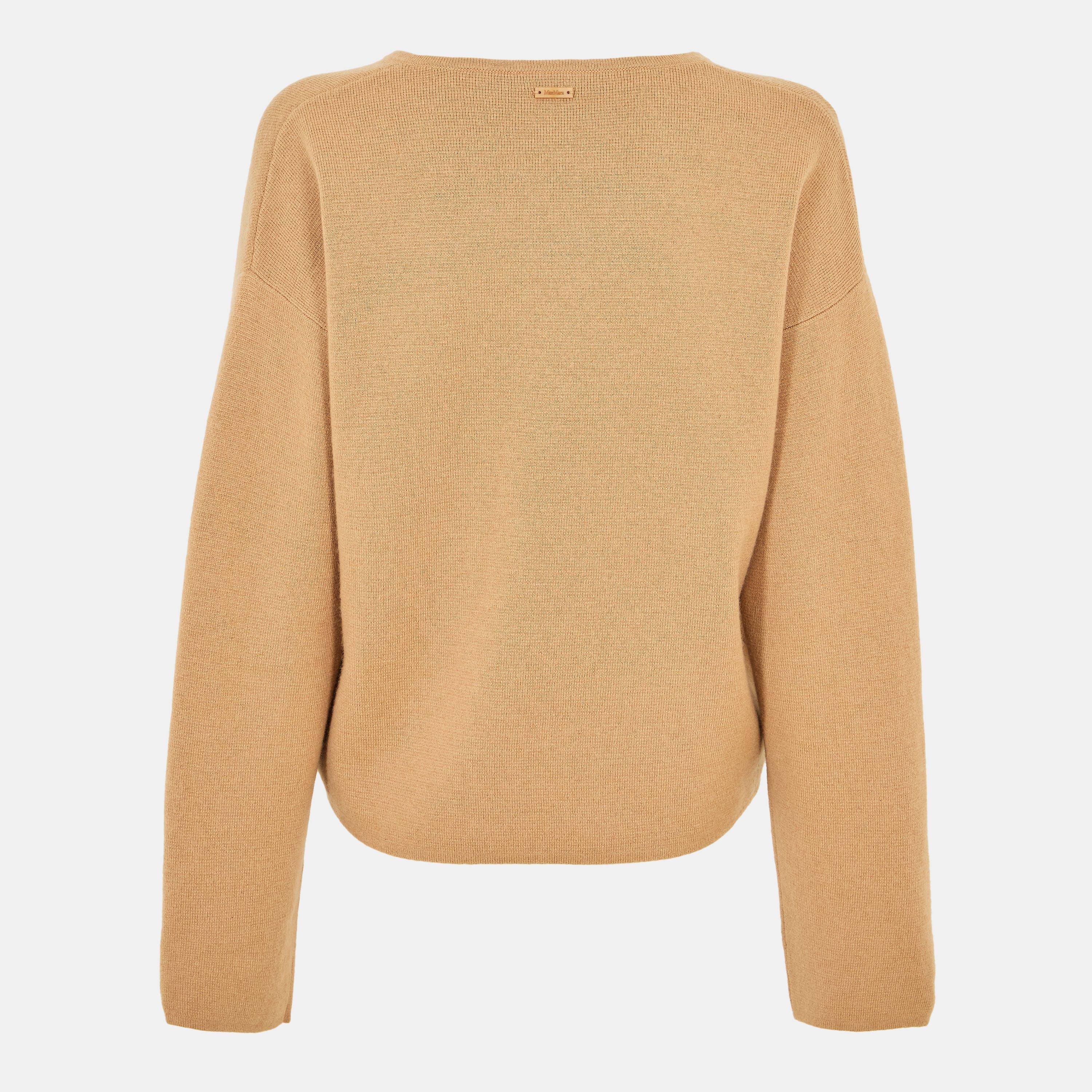 Camel - Max Mara - Women's Zibello Crew Neck Jumper - 2