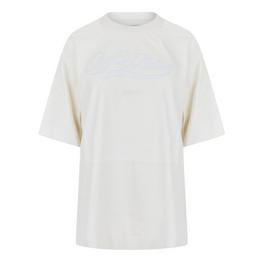 Off White Leather T Shirt