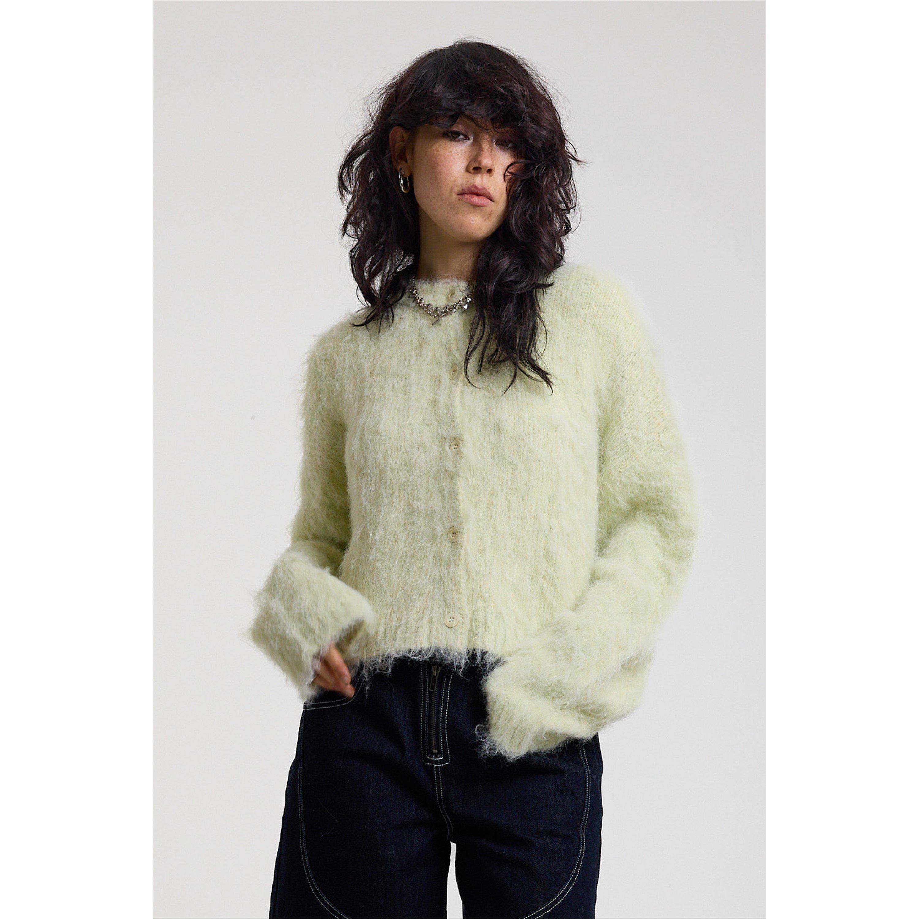 Pale Lime - The Ragged Priest - Women's Cardigan - 5
