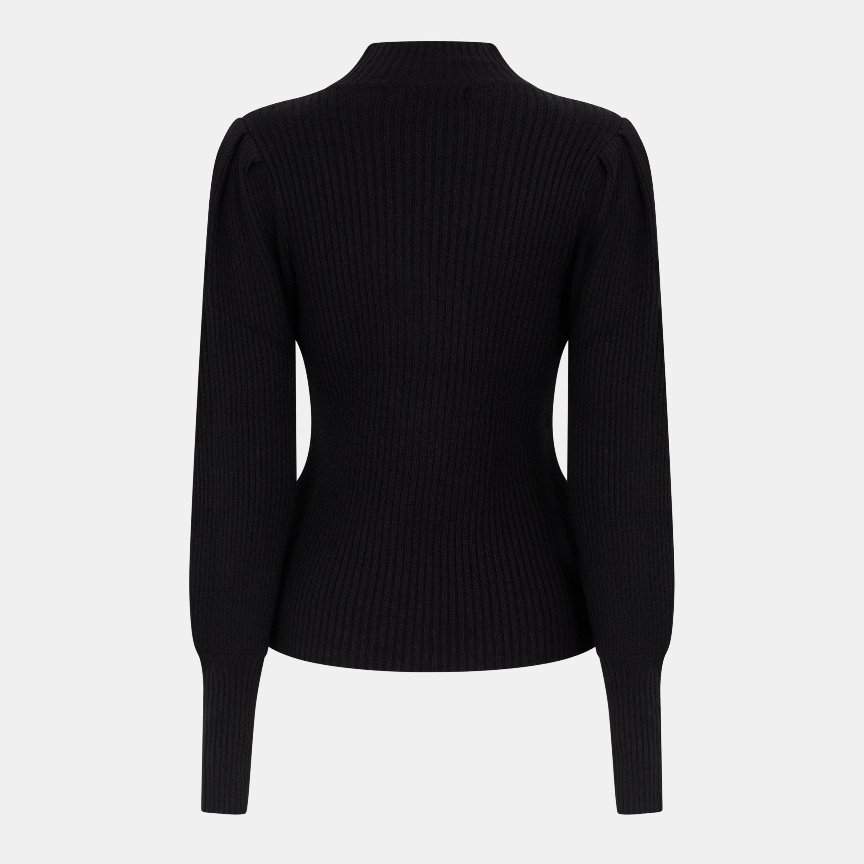 Black - Only - Crew Neck Jumper - 2