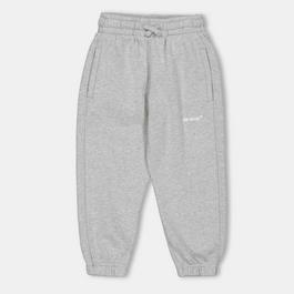 Off White Kids Closed Hem Fleece Jogging Bottoms