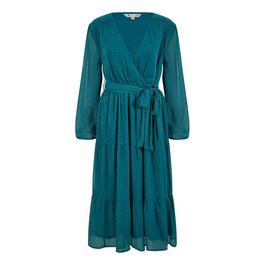 Yumi Spot Midi Dress