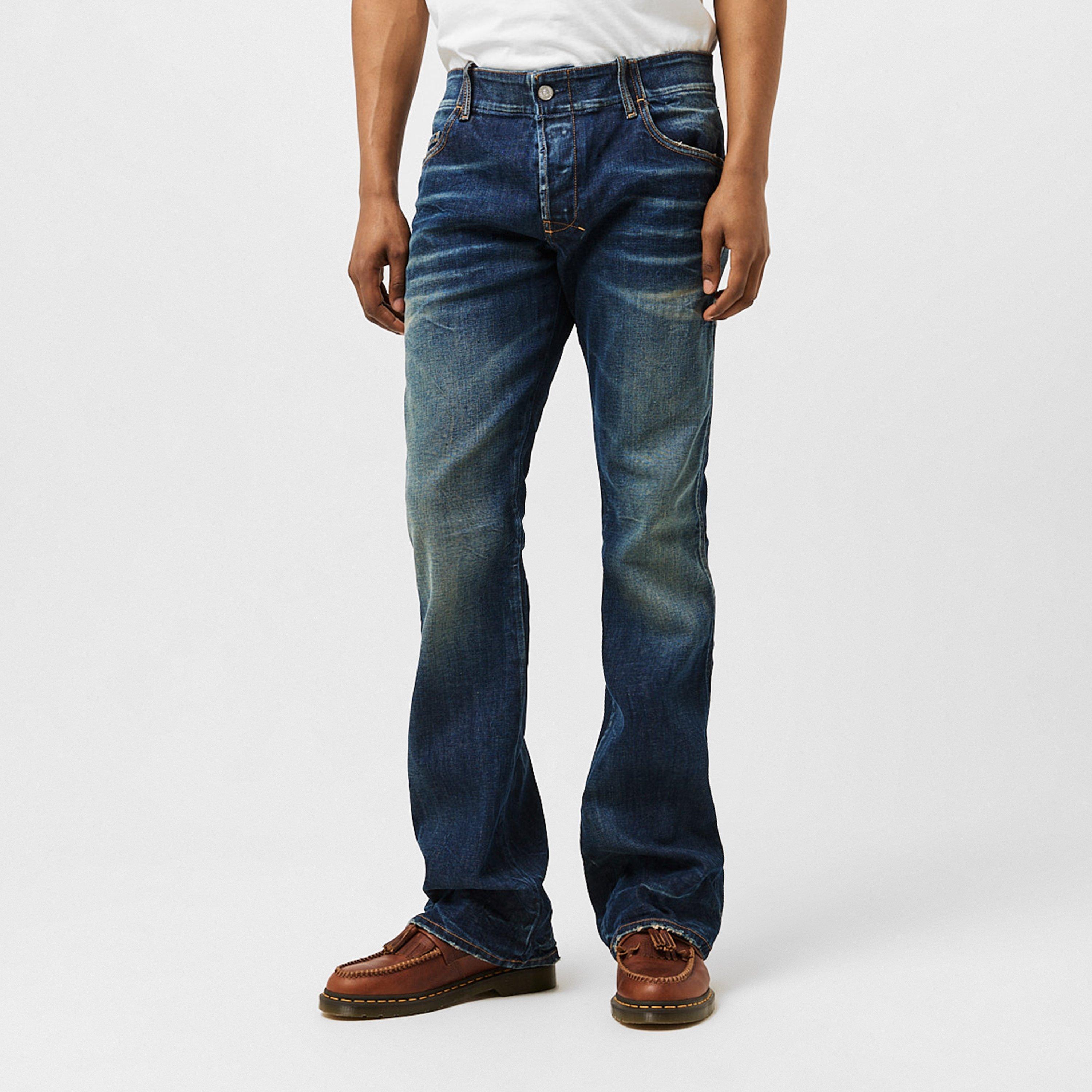Blue Denim - Diesel - Men's Bootcut Jeans - 3