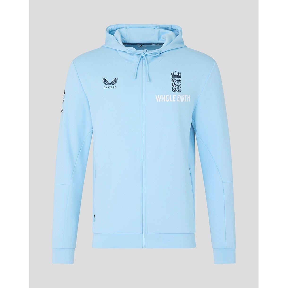 Castore Men's 26/27 England Cricket Performance Hoodie - Airy Blue - M