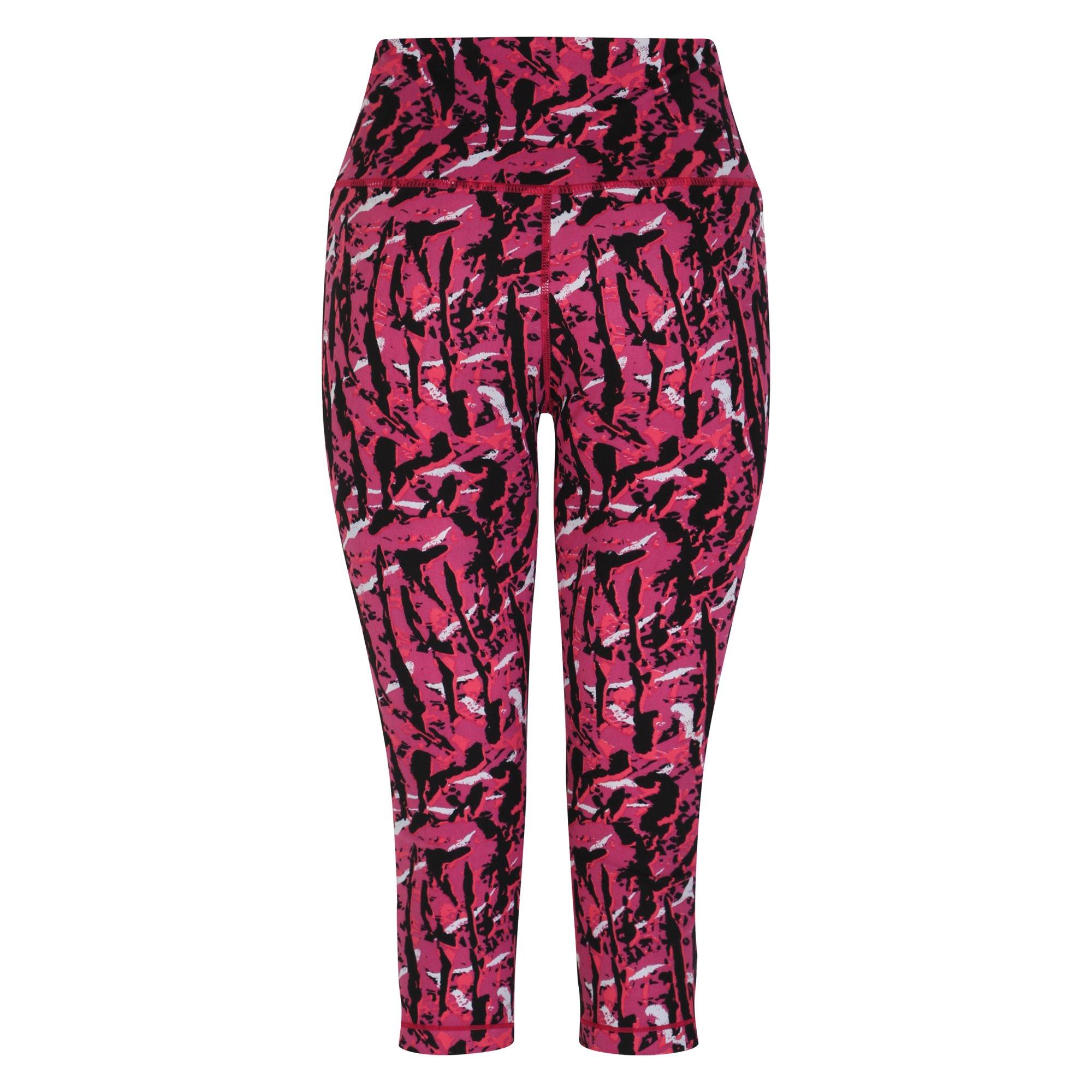 NeonPkZebPrn - Dare 2b - Womens Dare2B Three-Quarter Leggings - 5