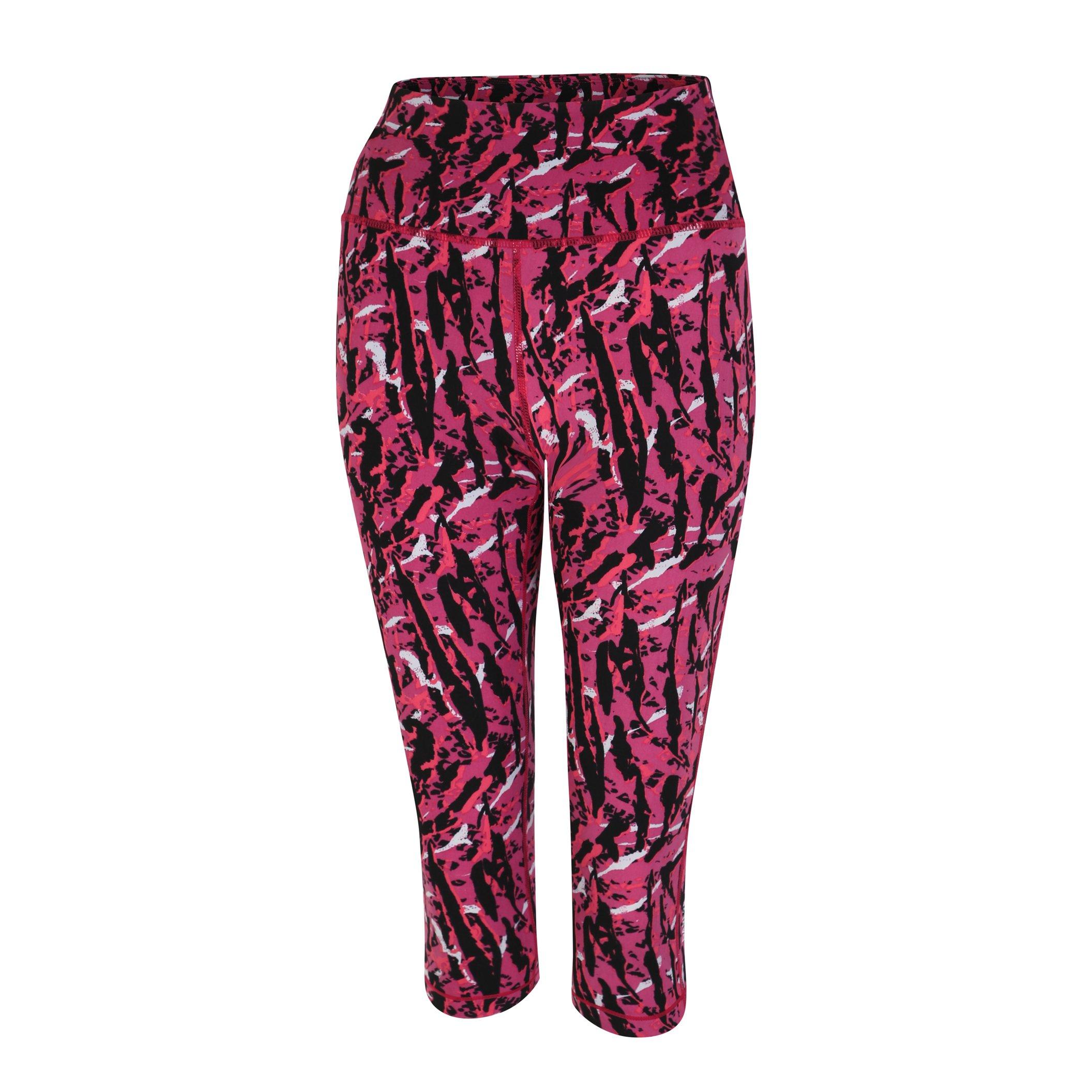 NeonPkZebPrn - Dare 2b - Womens Dare2B Three-Quarter Leggings - 3