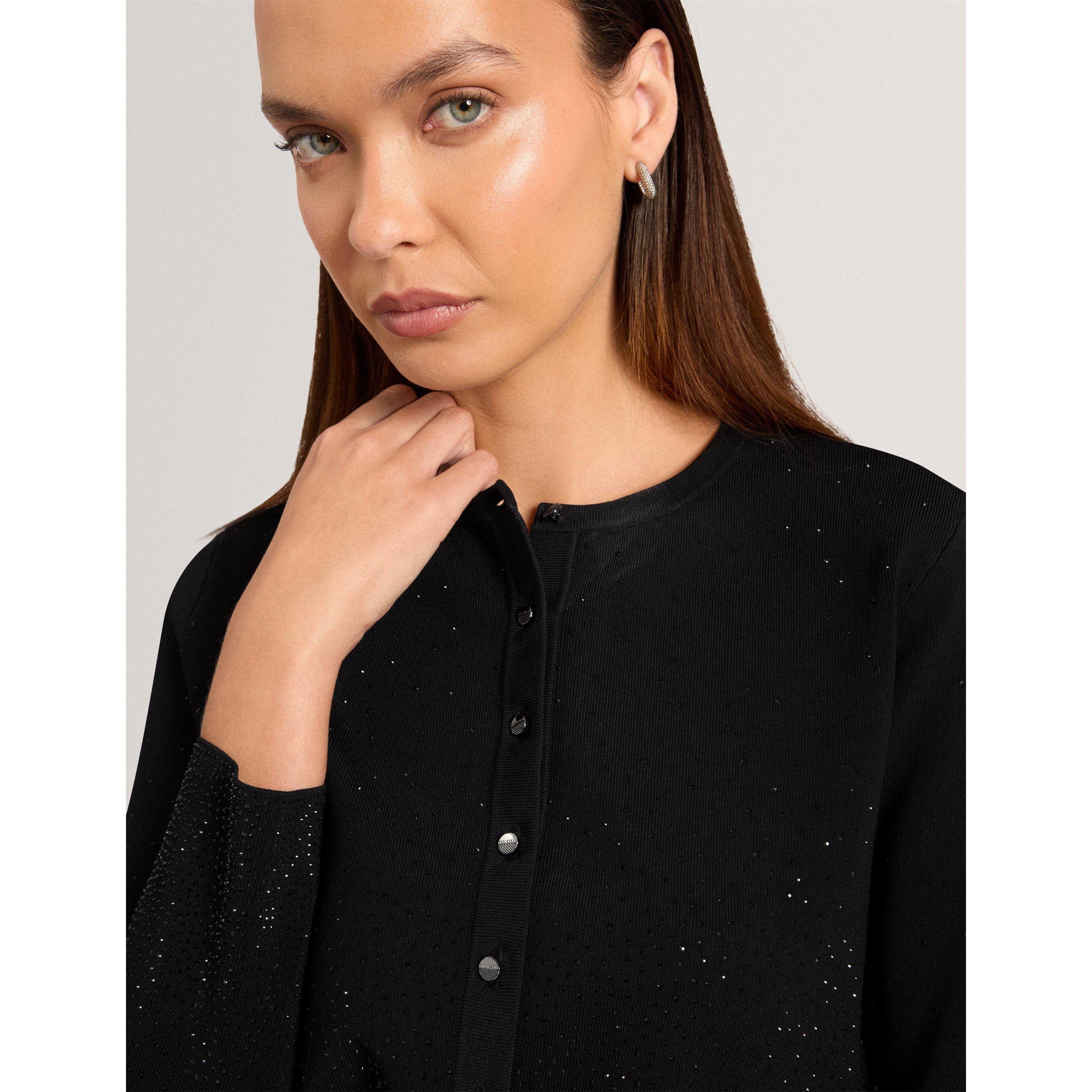 Black - Ted Baker - Ted LS Cardigan Ld71 - 4