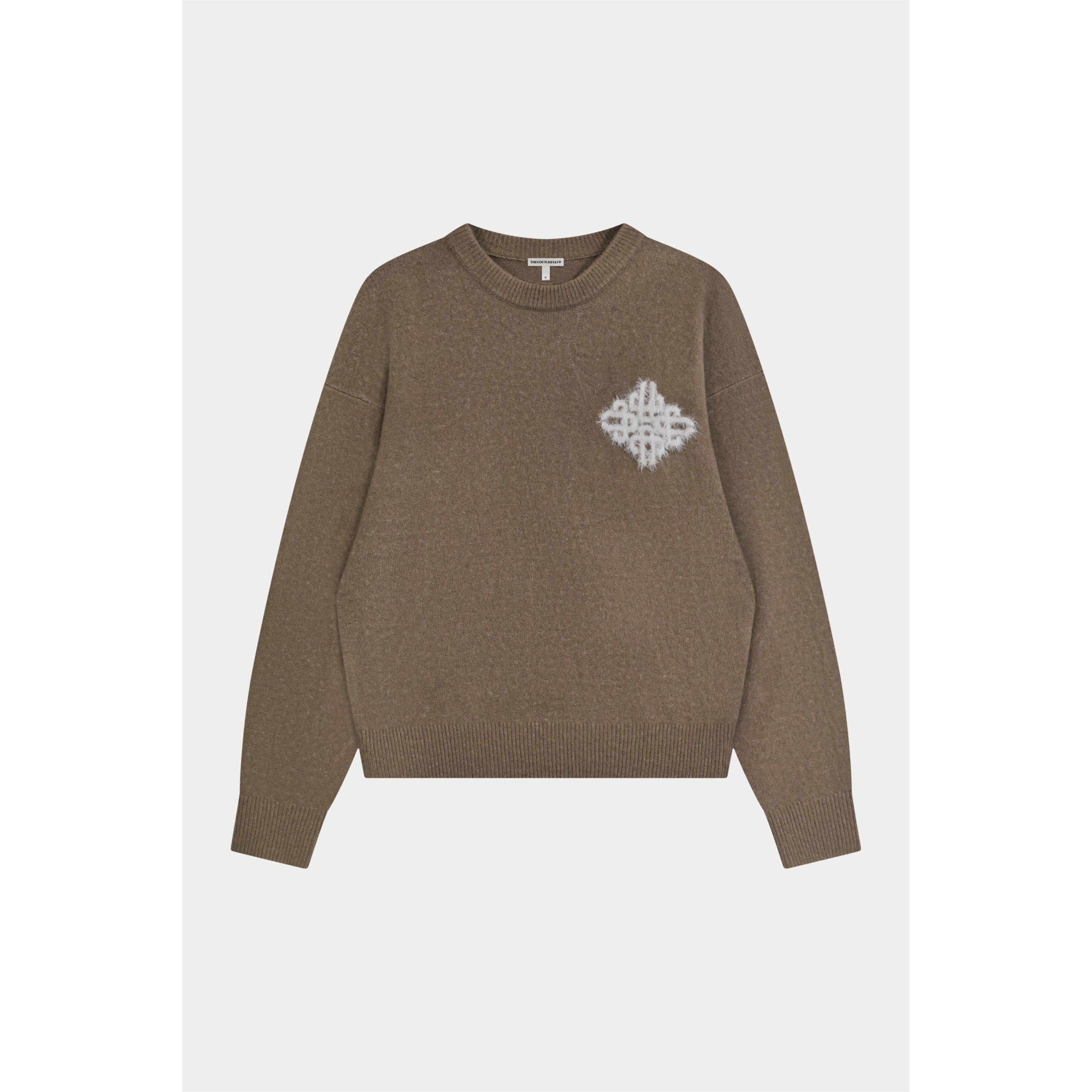 Men's Chunky Knit Crew Neck Jumper