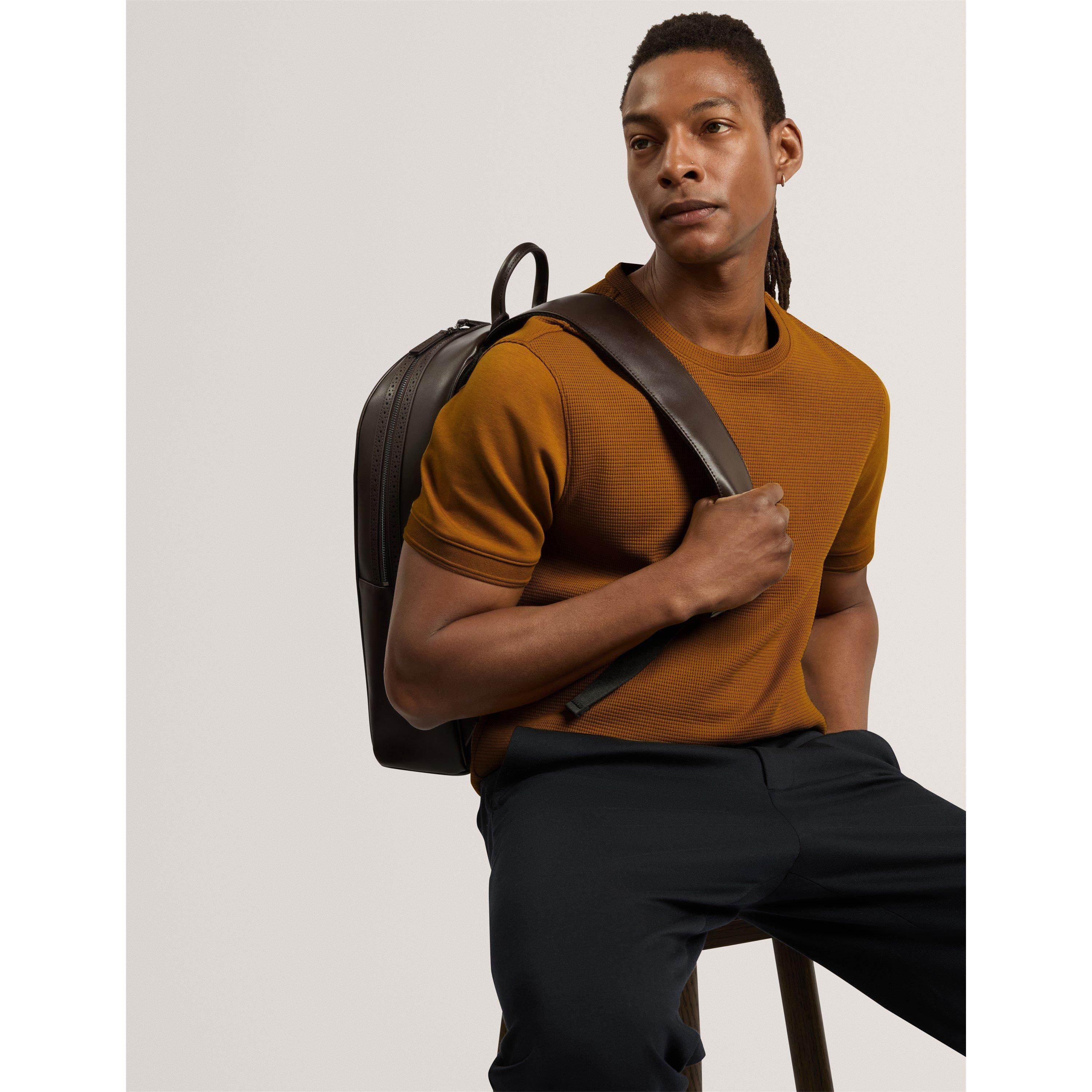 Lt-Brown - Ted Baker - Ted SS Crew Top Sn71 - 2