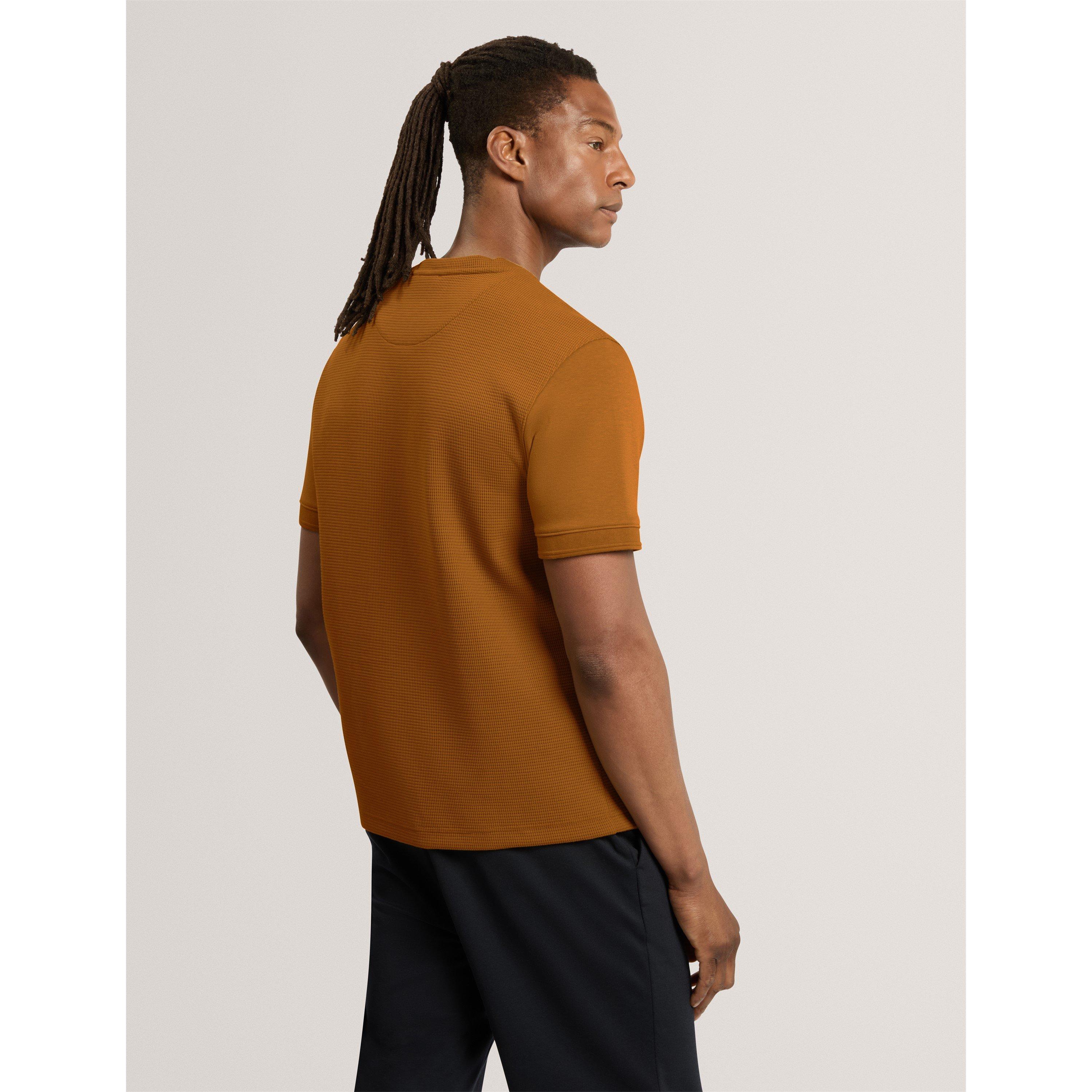 Lt-Brown - Ted Baker - Ted SS Crew Top Sn71 - 3