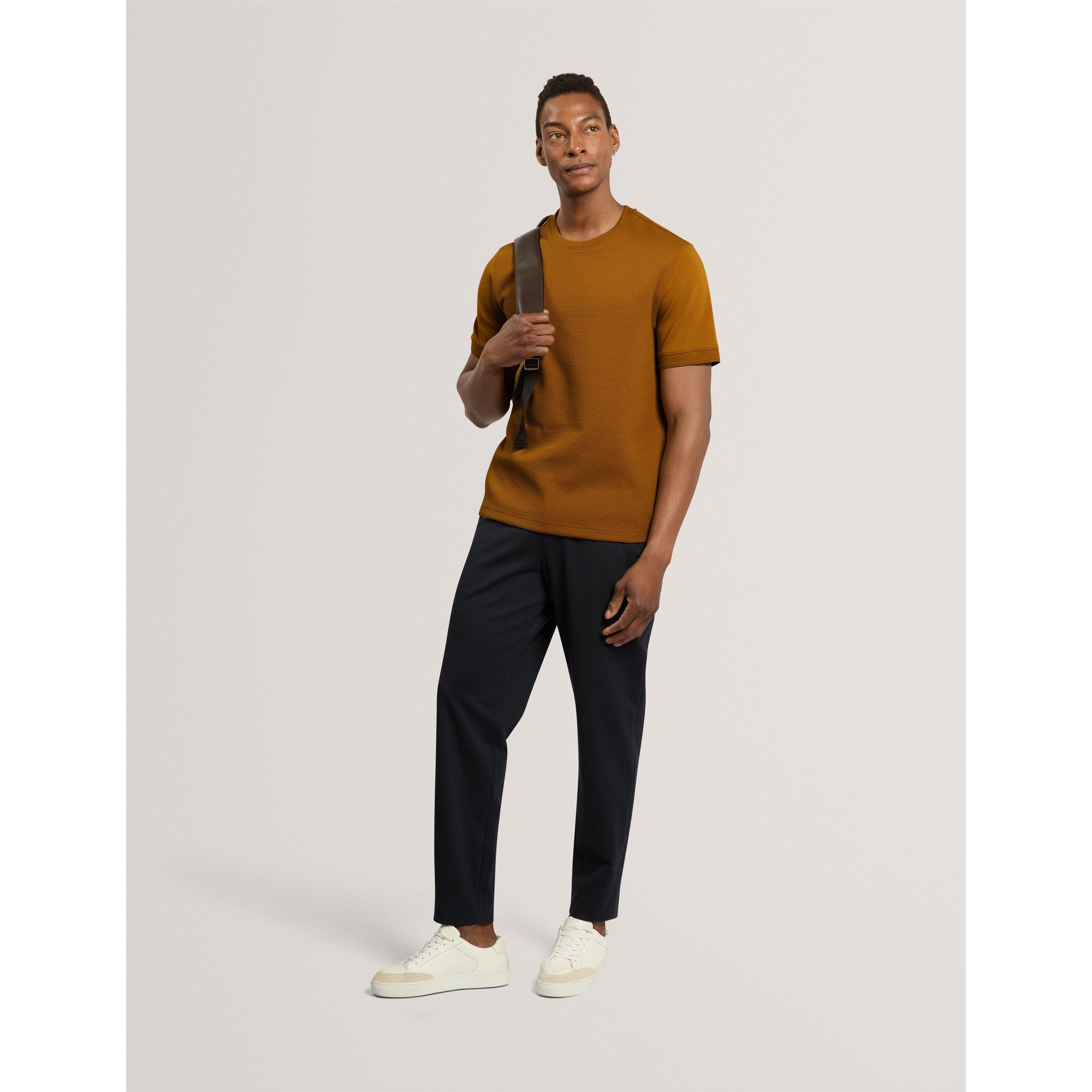 Lt-Brown - Ted Baker - Ted SS Crew Top Sn71 - 6