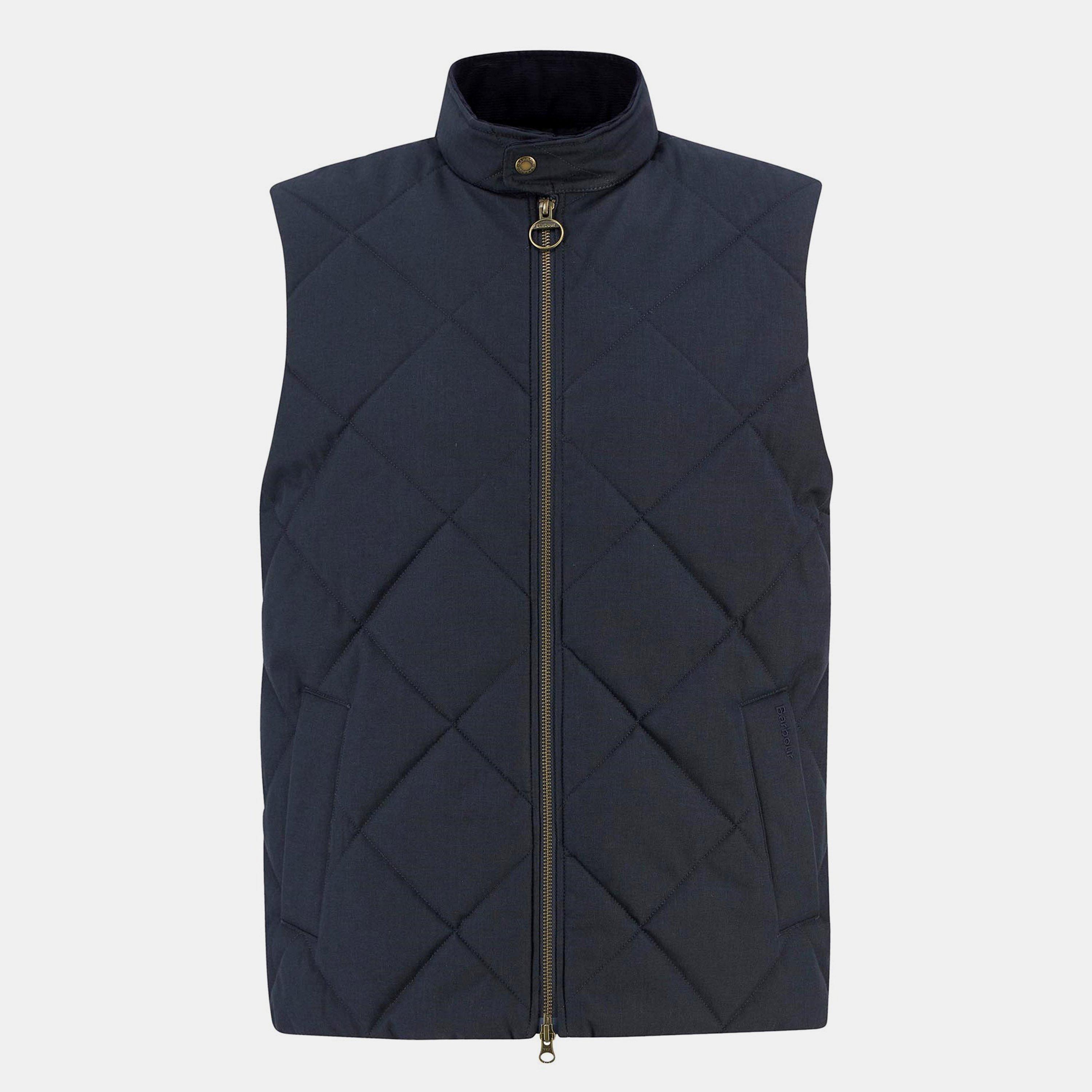Navy NY91 - Barbour - Mens City Harrington Gilet - 1