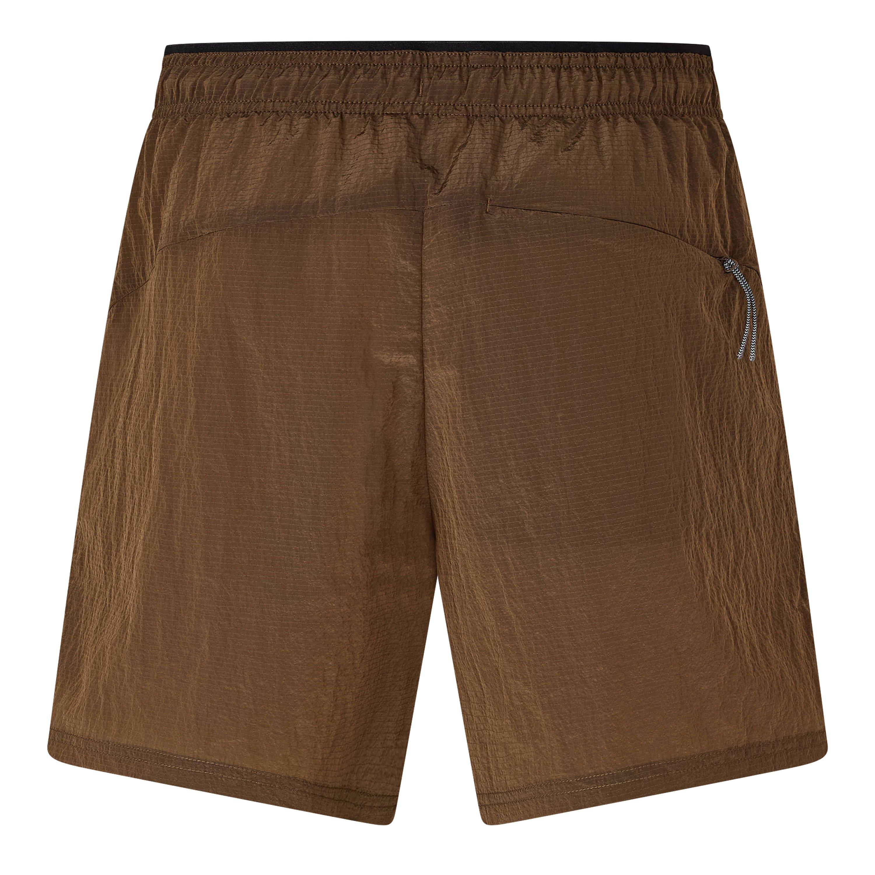 Brown - ROA - Men's Helder 5 Inch Short Woven Tracksuit Shorts - 2