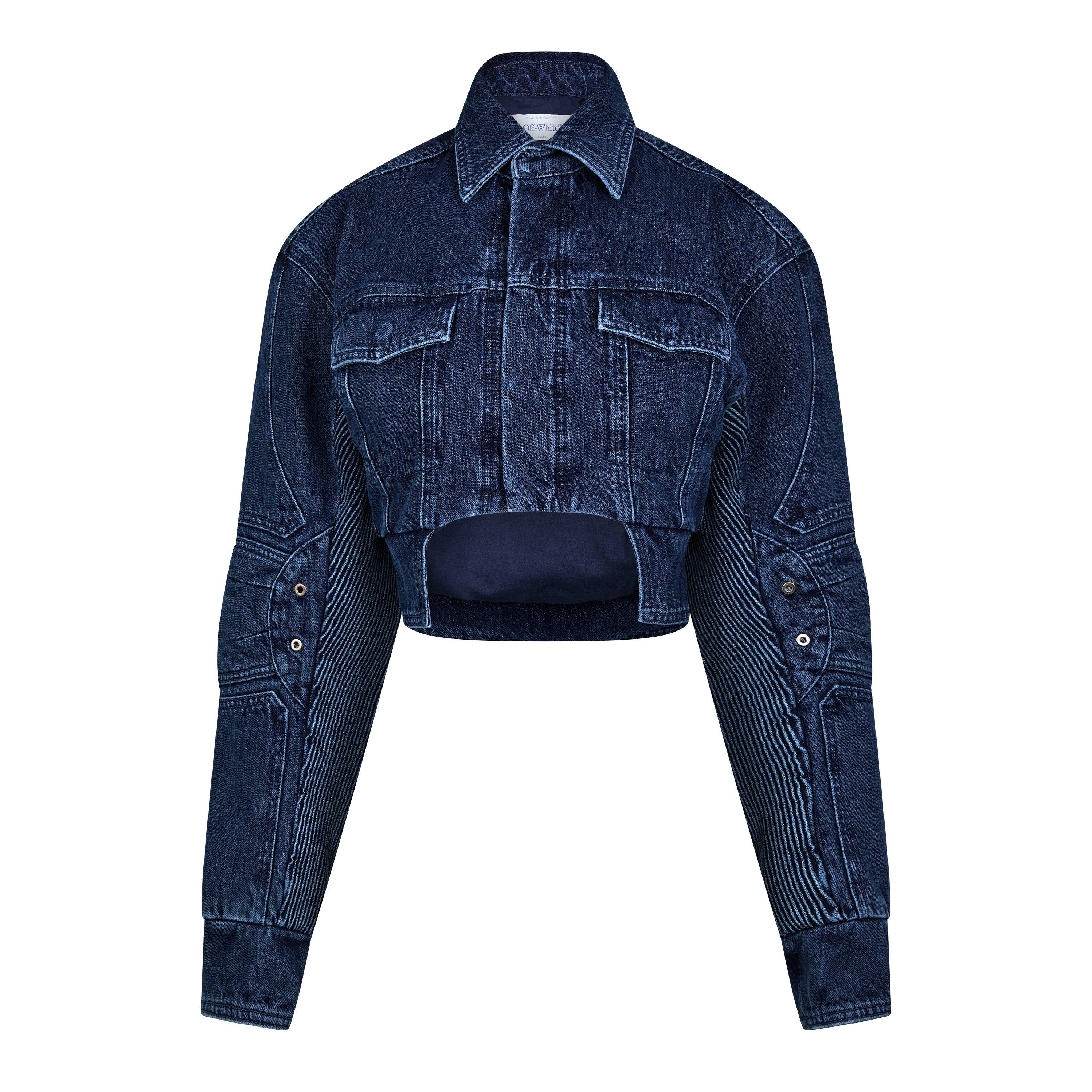 【関税無・国内発】 Off-White / Motorcycle Denim Jacket Off White | Motorcycle Denim Jacket | Denim Jackets | USC