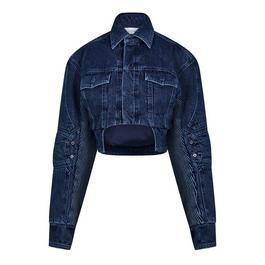 Off White Women's Motorcycle Denim Jacket