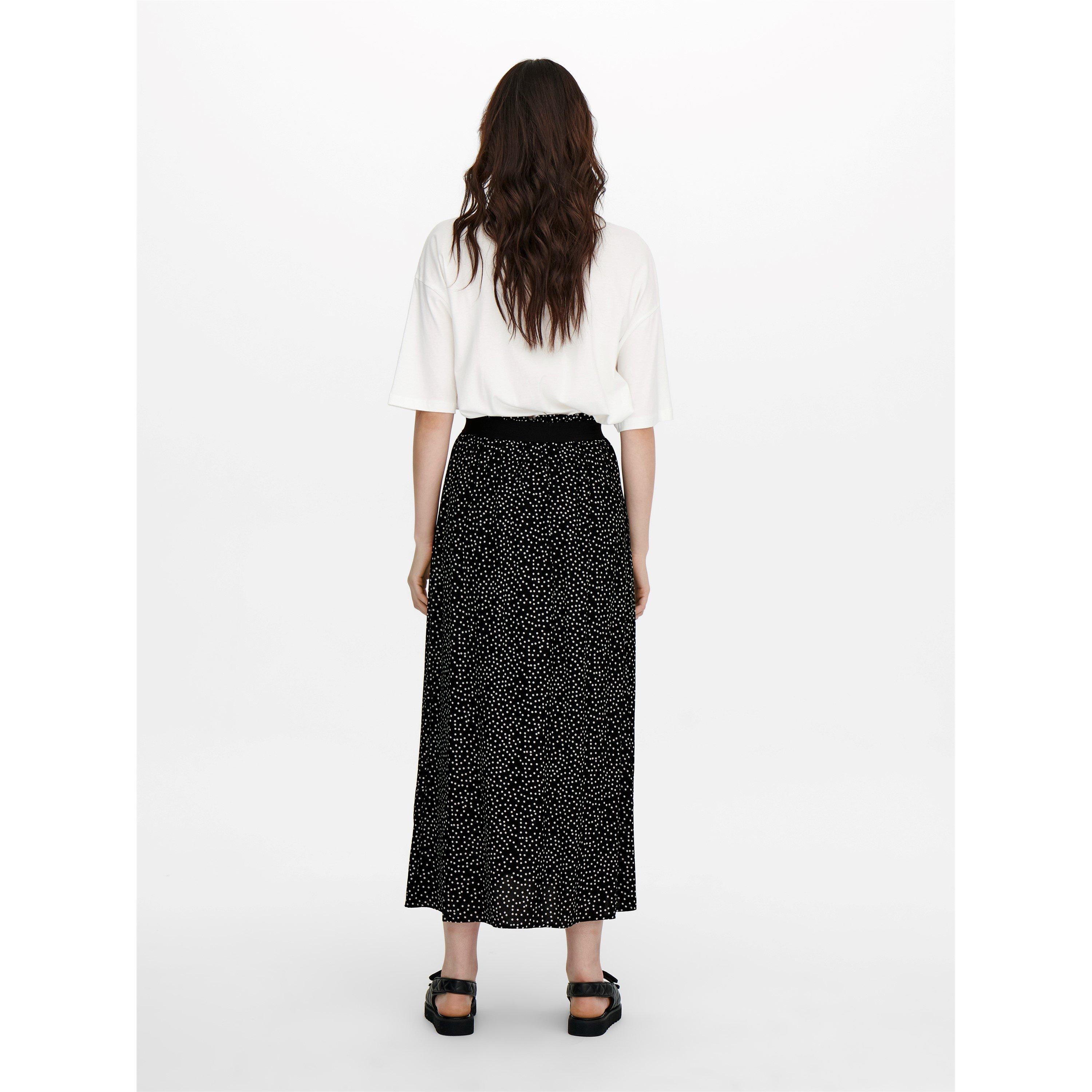 Black - Only - Maxi Skirt - 4