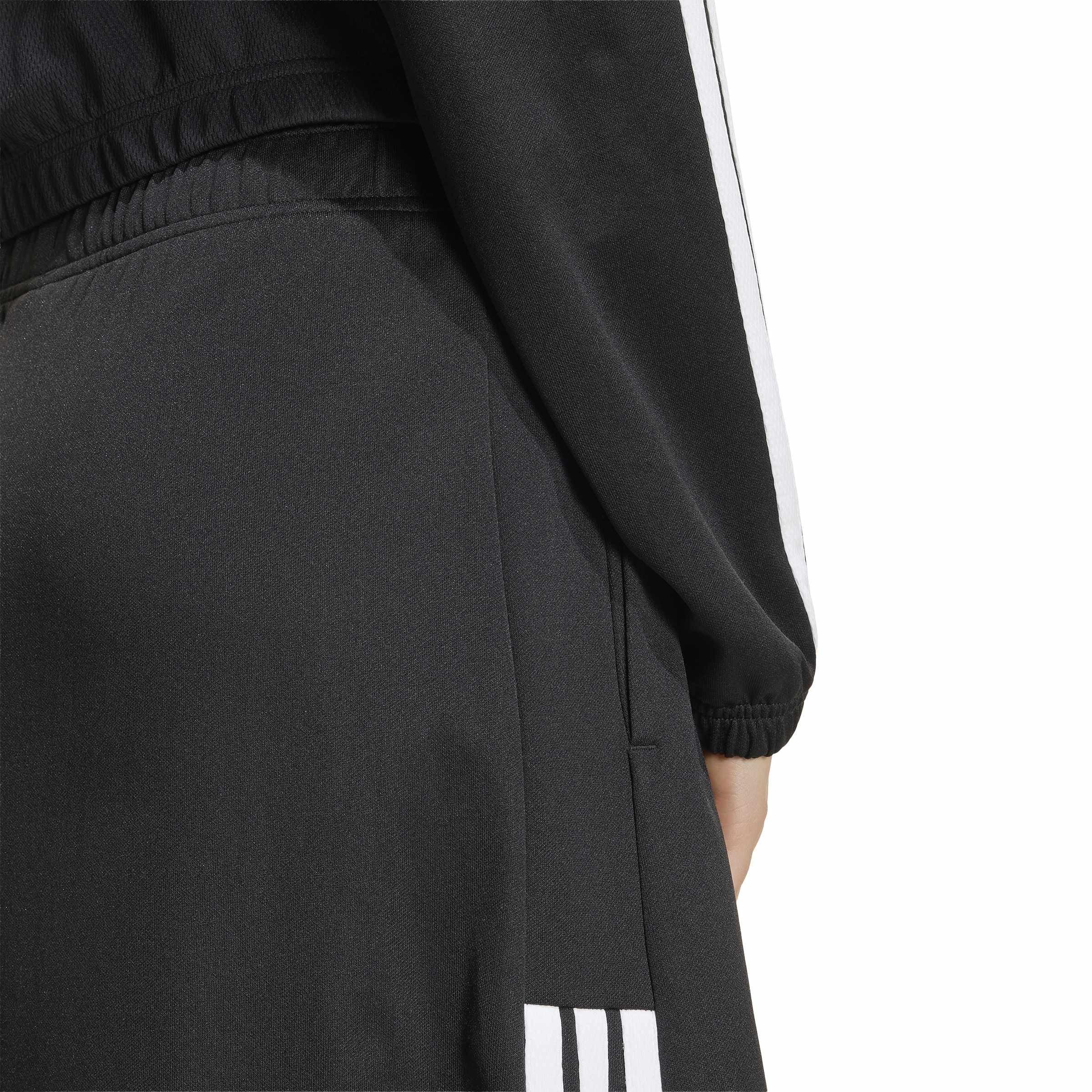 Black/White - adidas - Women's Tiro Cotton Midi Skirt - 4