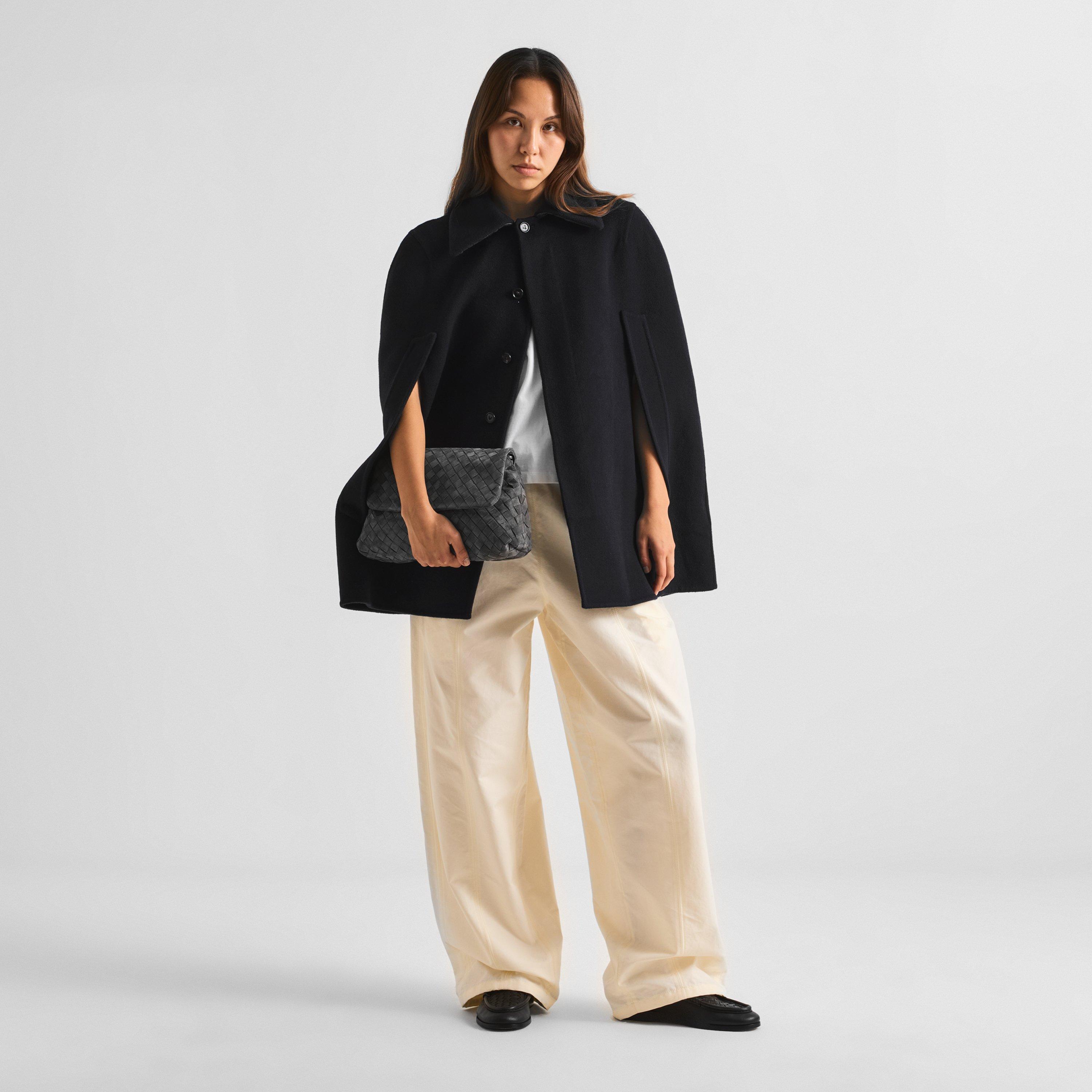 Midnight Blue - Bottega Veneta - Women's Wool Cape - 6
