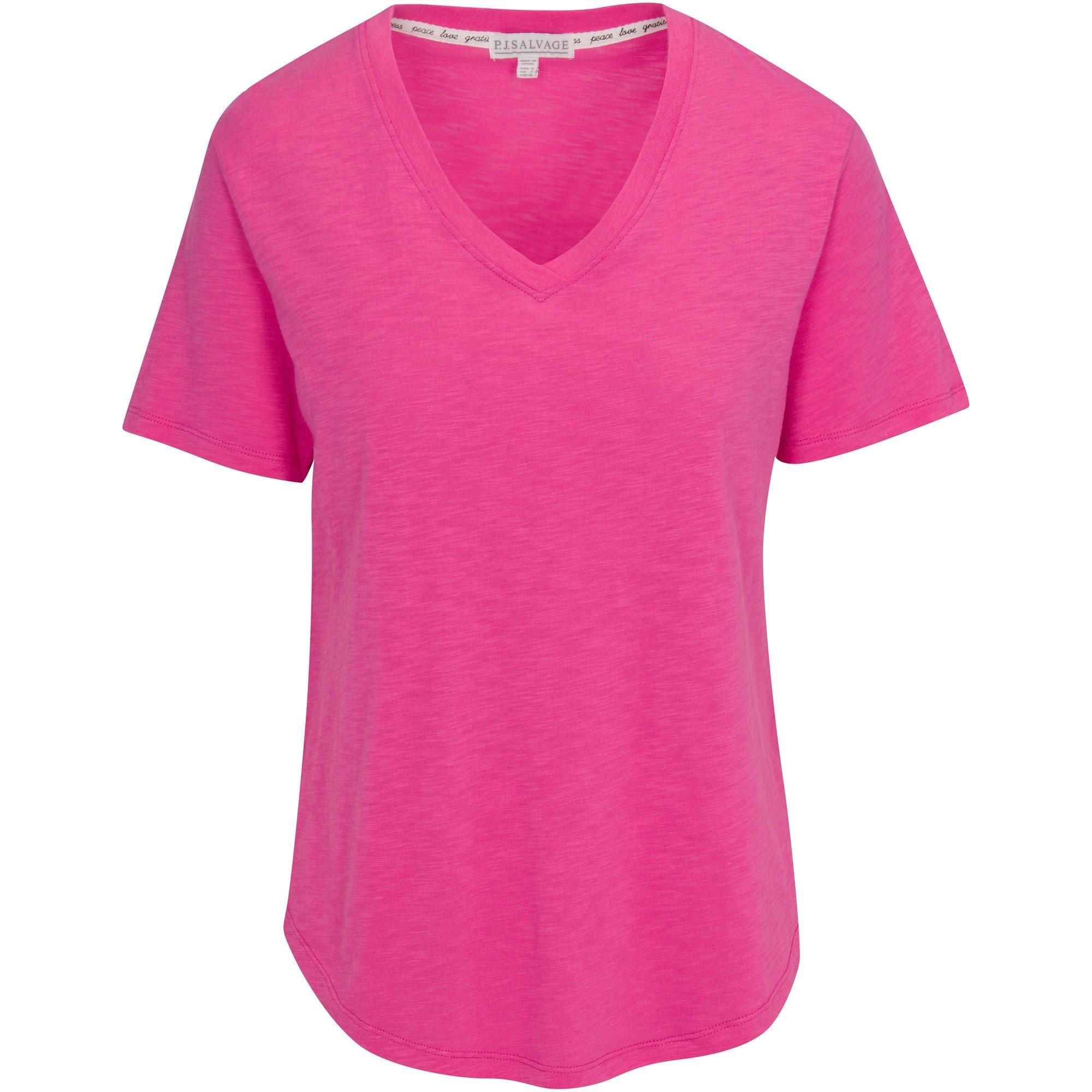 Fuchsia - PJ Salvage - Short Sleeved Shirt