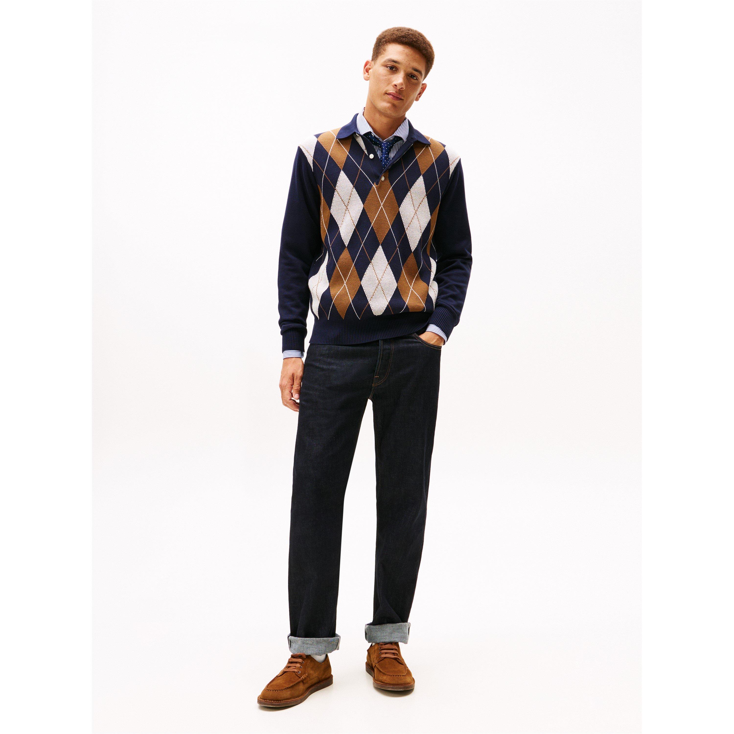 Desert Sky - Tommy Hilfiger - Tommy Argyle PoloKnt Sn61 - 4