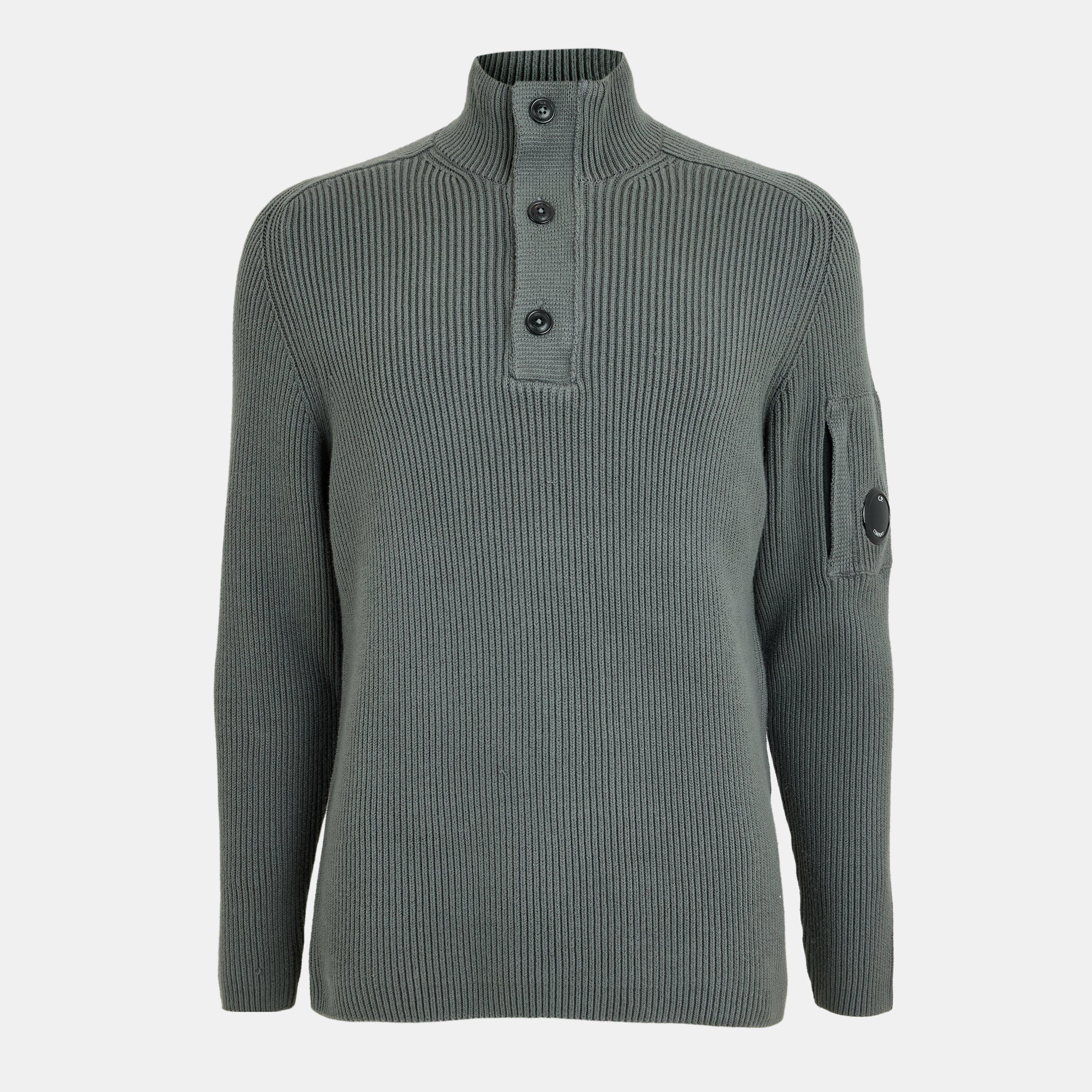 Gunmetal 921 - CP Company - Men's Crew Neck Jumper - 1