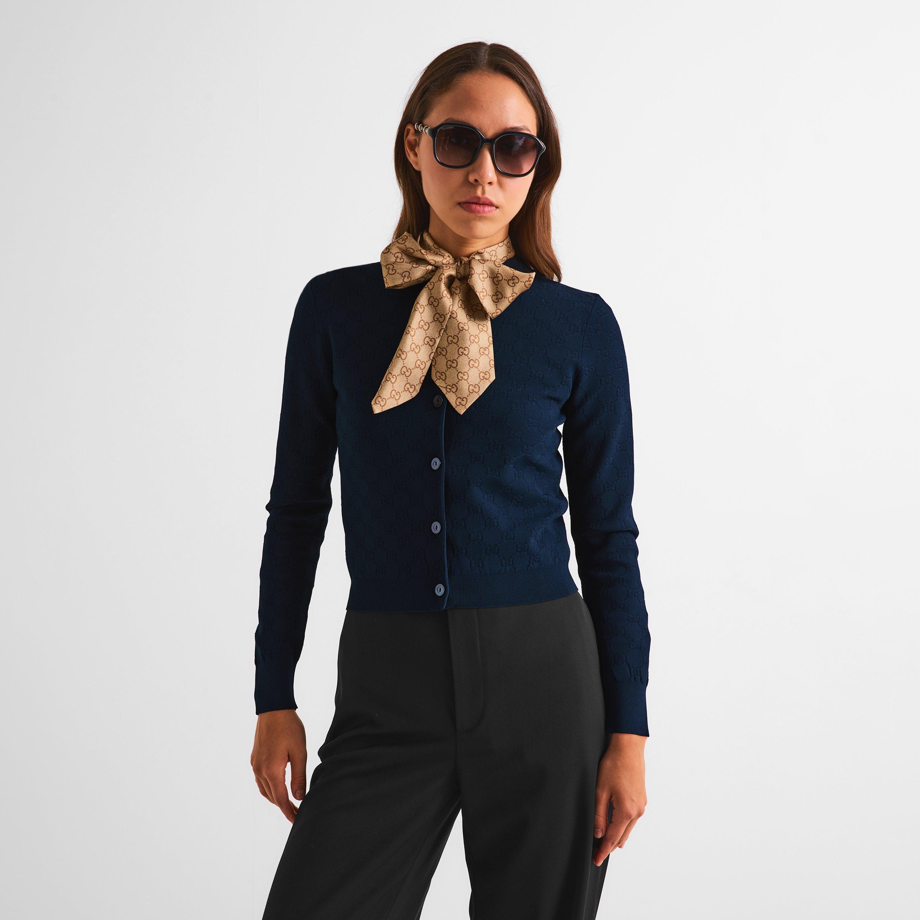 Navy - Gucci - Gucci Knitwear Tops Ld63 - 3