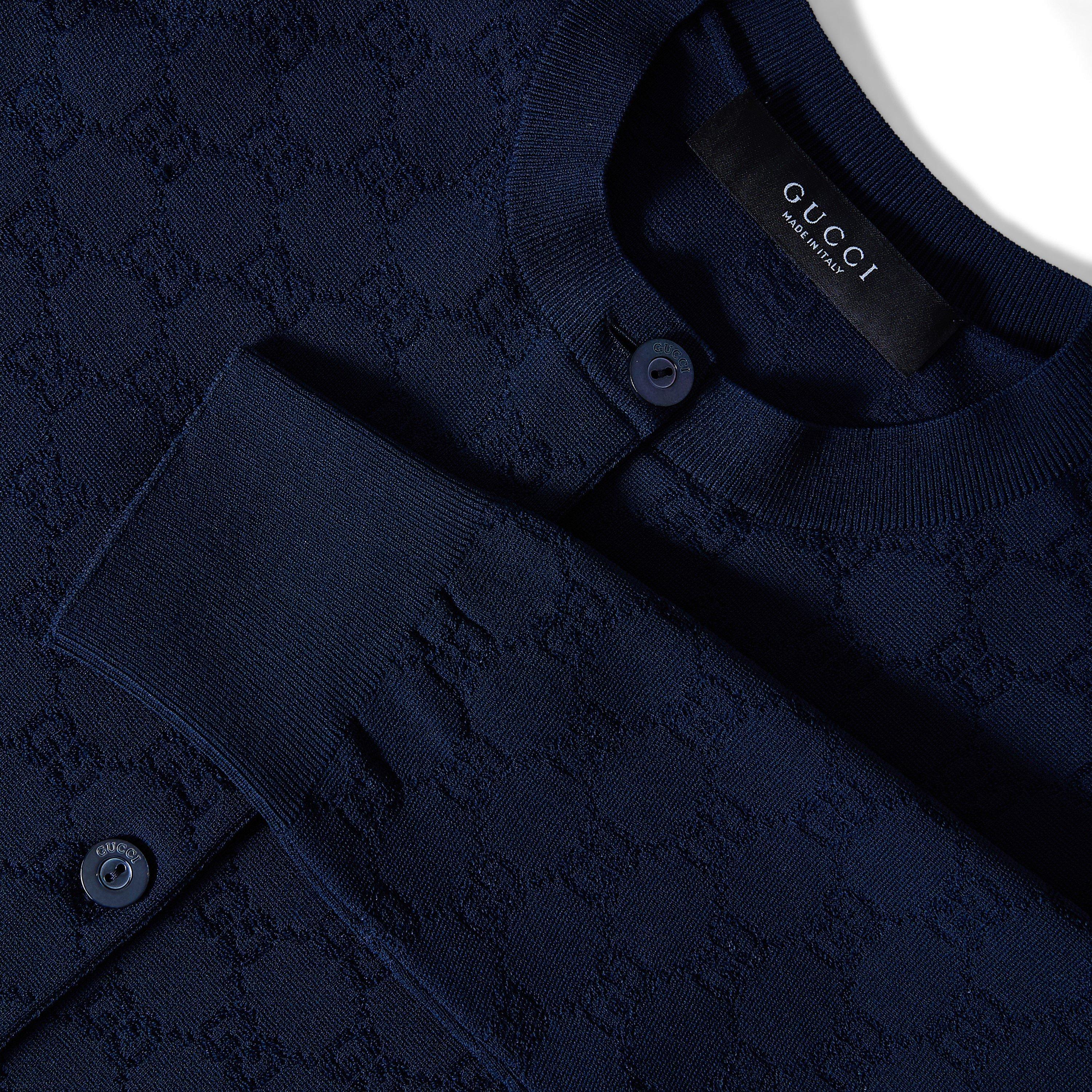 Navy - Gucci - Gucci Knitwear Tops Ld63 - 3