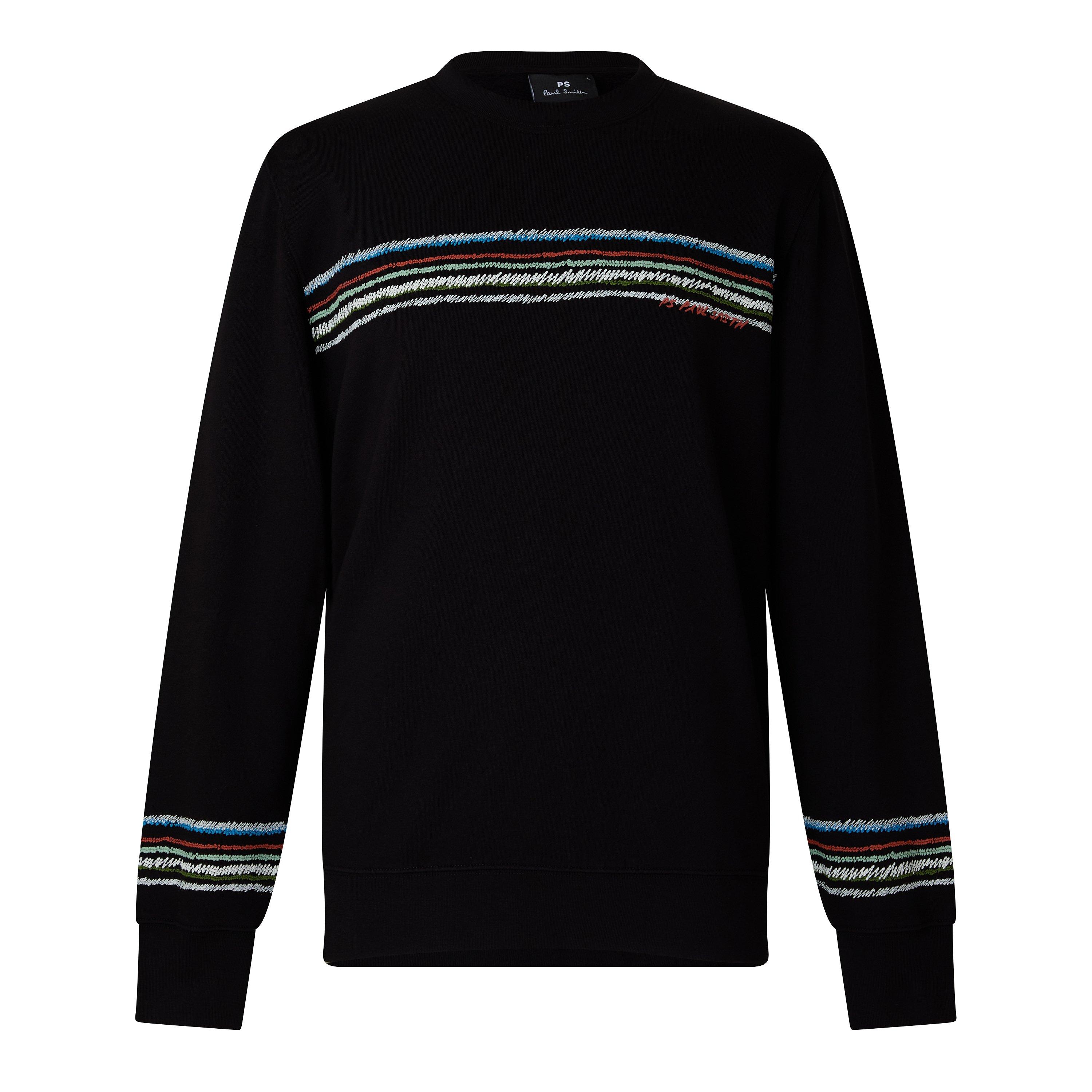 Black 79 - PS Paul Smith - PS Stripe Crew Knit Sn64 - 1