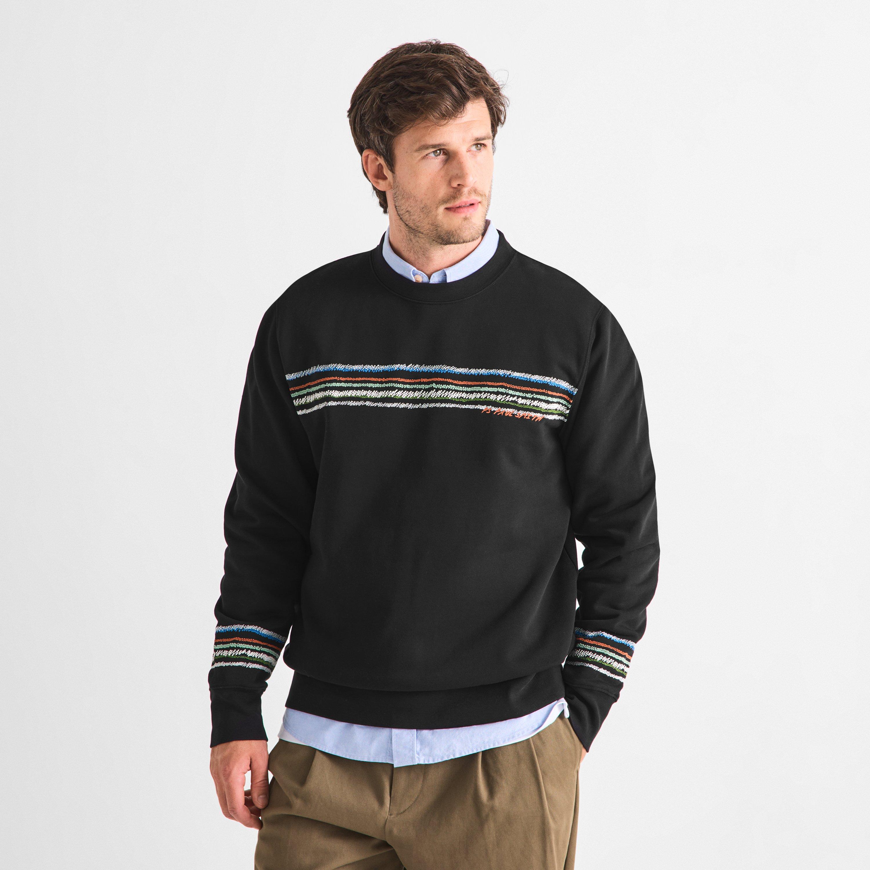 Black 79 - PS Paul Smith - PS Stripe Crew Knit Sn64 - 3