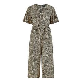 Mela London Mela London Brown Animal Print Jumpsuit