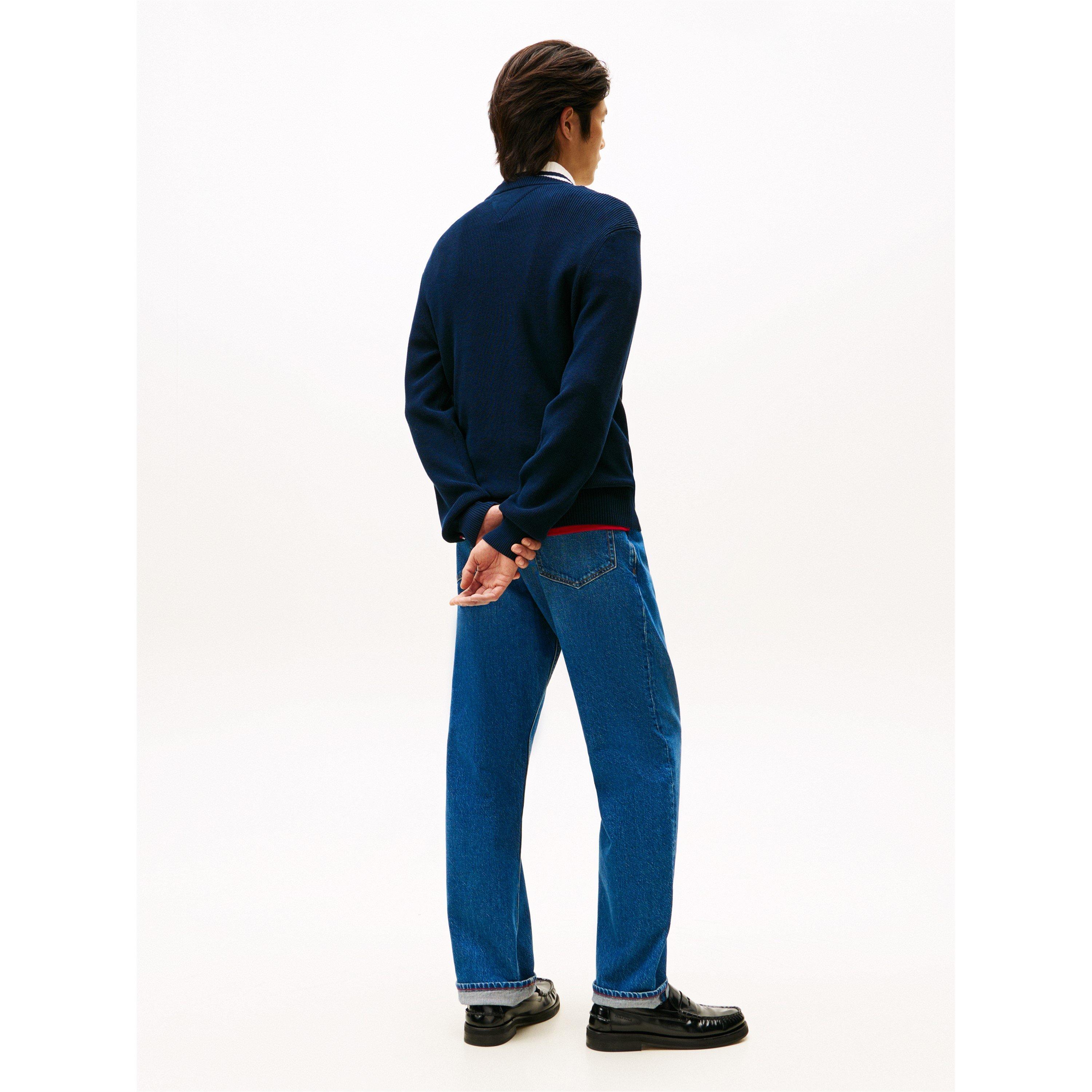 Night Navy - Tommy Hilfiger - Tommy Tommy Logo Knt Sn61 - 5