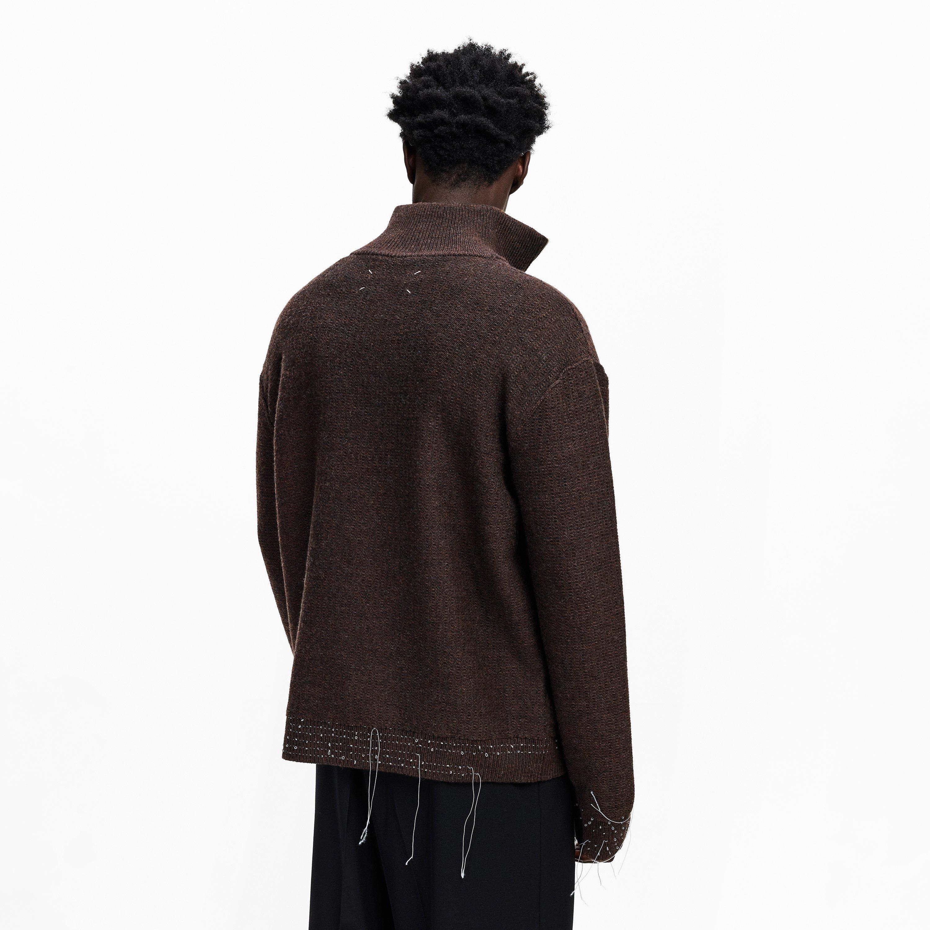 Brown - Maison Margiela - MMM Broken Gauge Knt Sn61 - 4