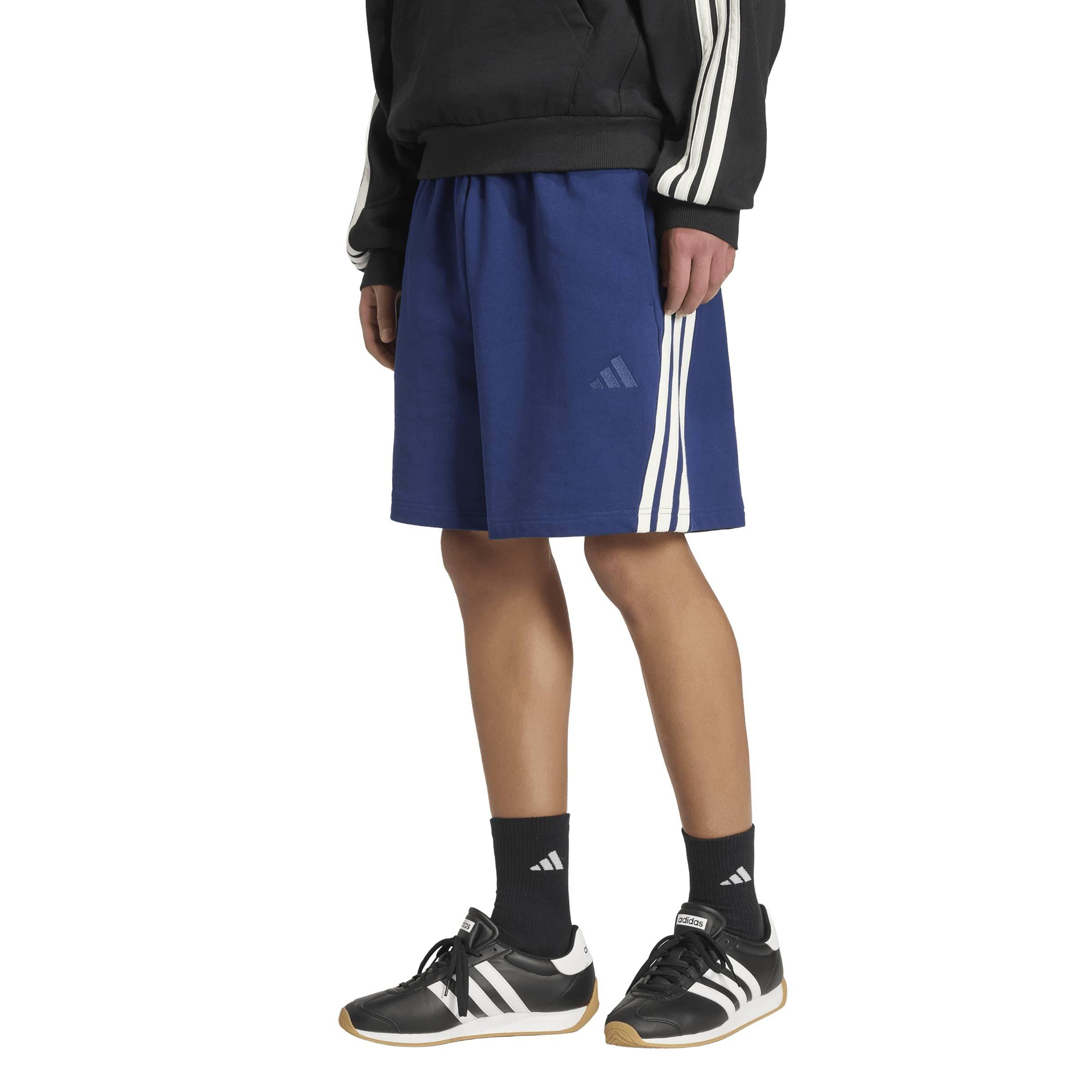 Blue/Off White - adidas - Men's Woven Tracksuit Shorts - 2