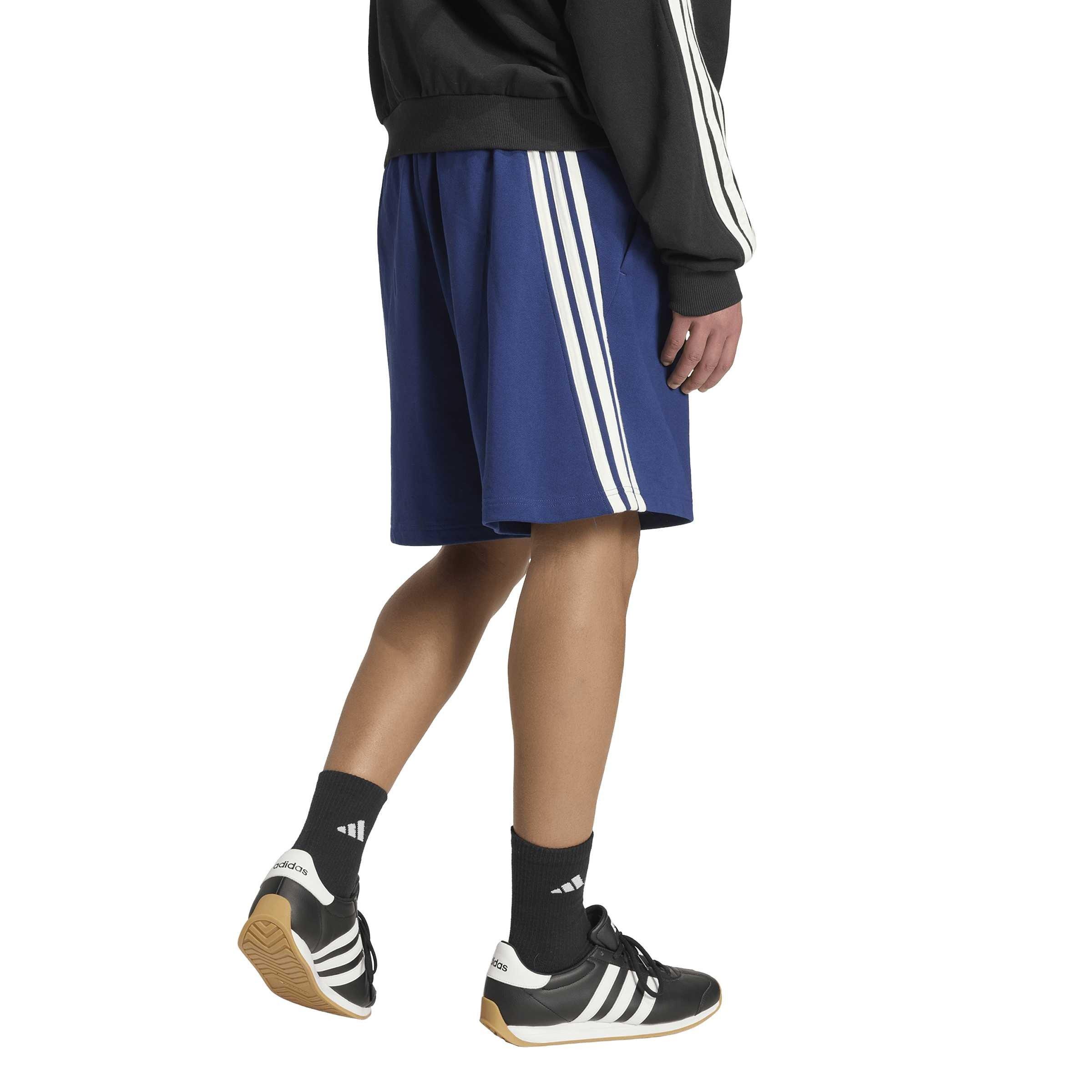 Blue/Off White - adidas - Men's Woven Tracksuit Shorts - 3