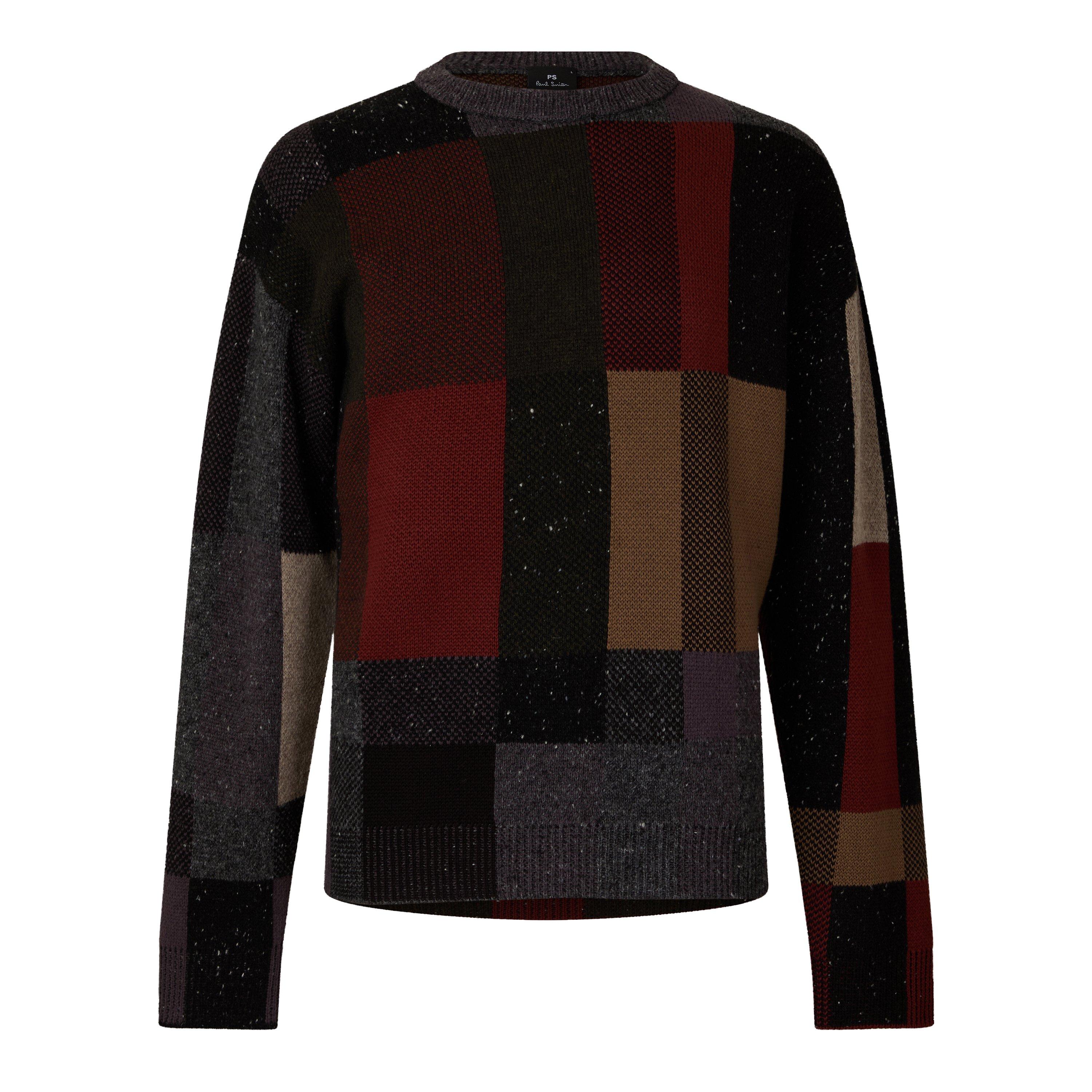 Black 78 - PS Paul Smith - PS Patch Crew Knit Sn64 - 1