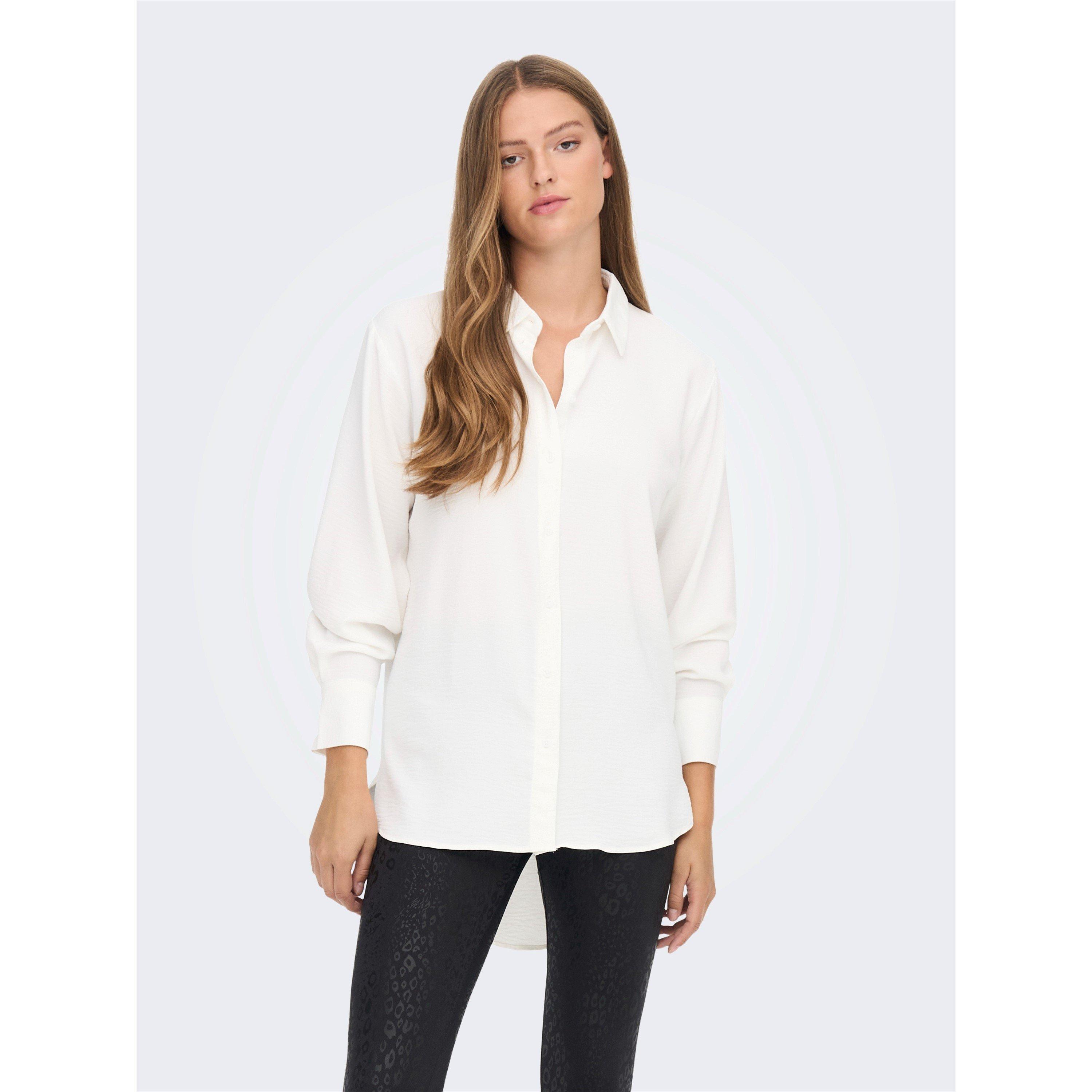 Cloud Dancer - Only - Women's Long Sleeve Plain Shirt - 2