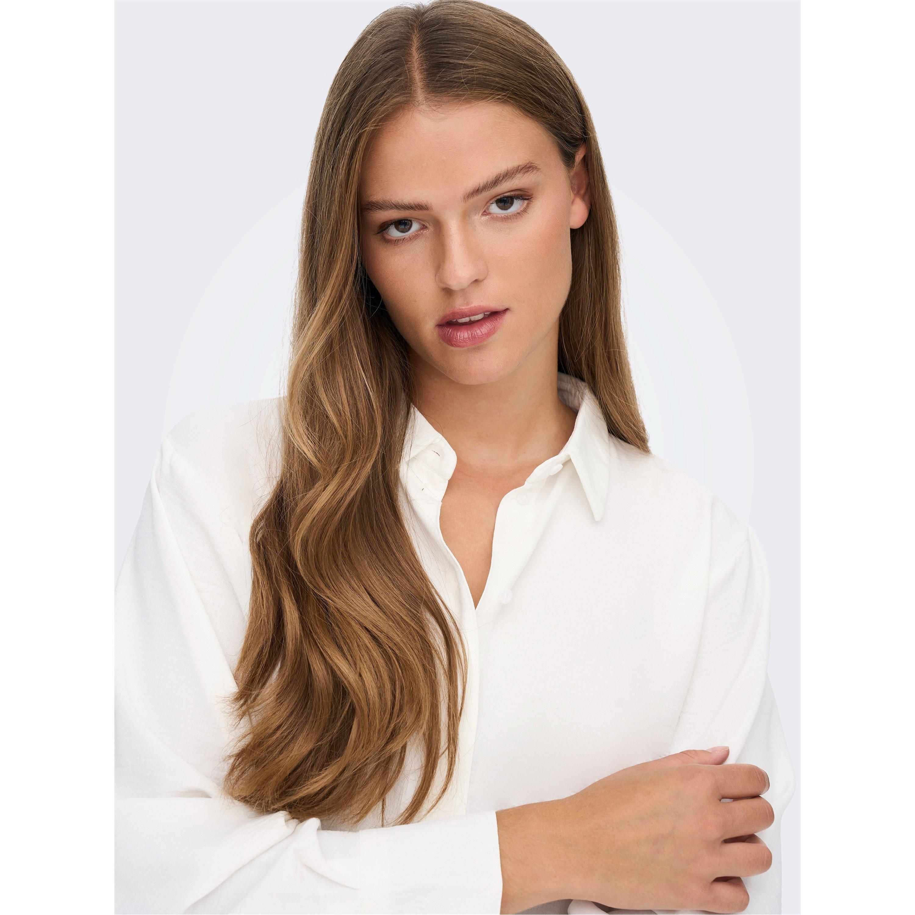 Cloud Dancer - Only - Women's Long Sleeve Plain Shirt - 3